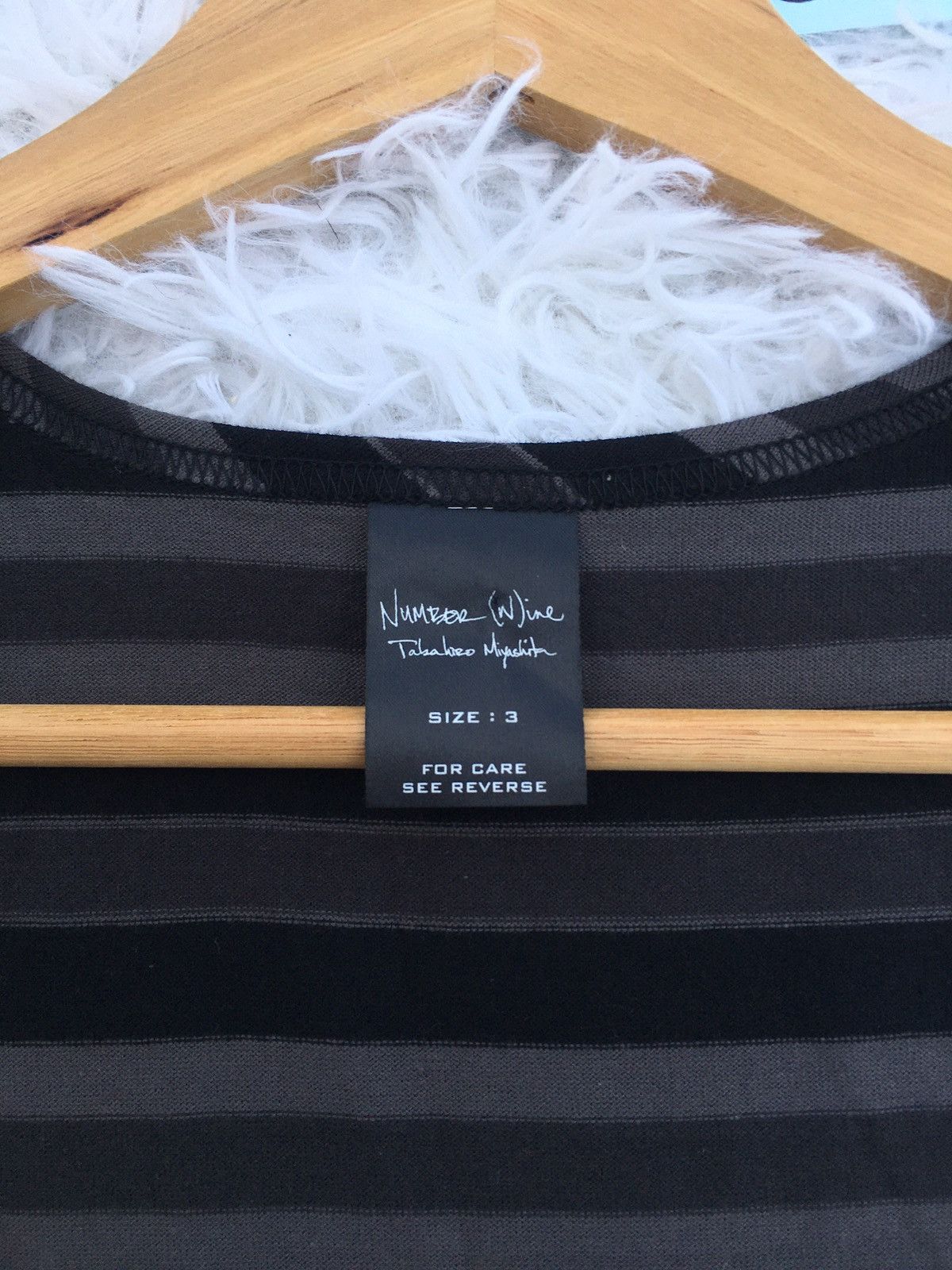 Number (N)ine Rare Number Nine Stripes Sleeveless Top Size US M / EU 48-50 / 2 - 8 Thumbnail