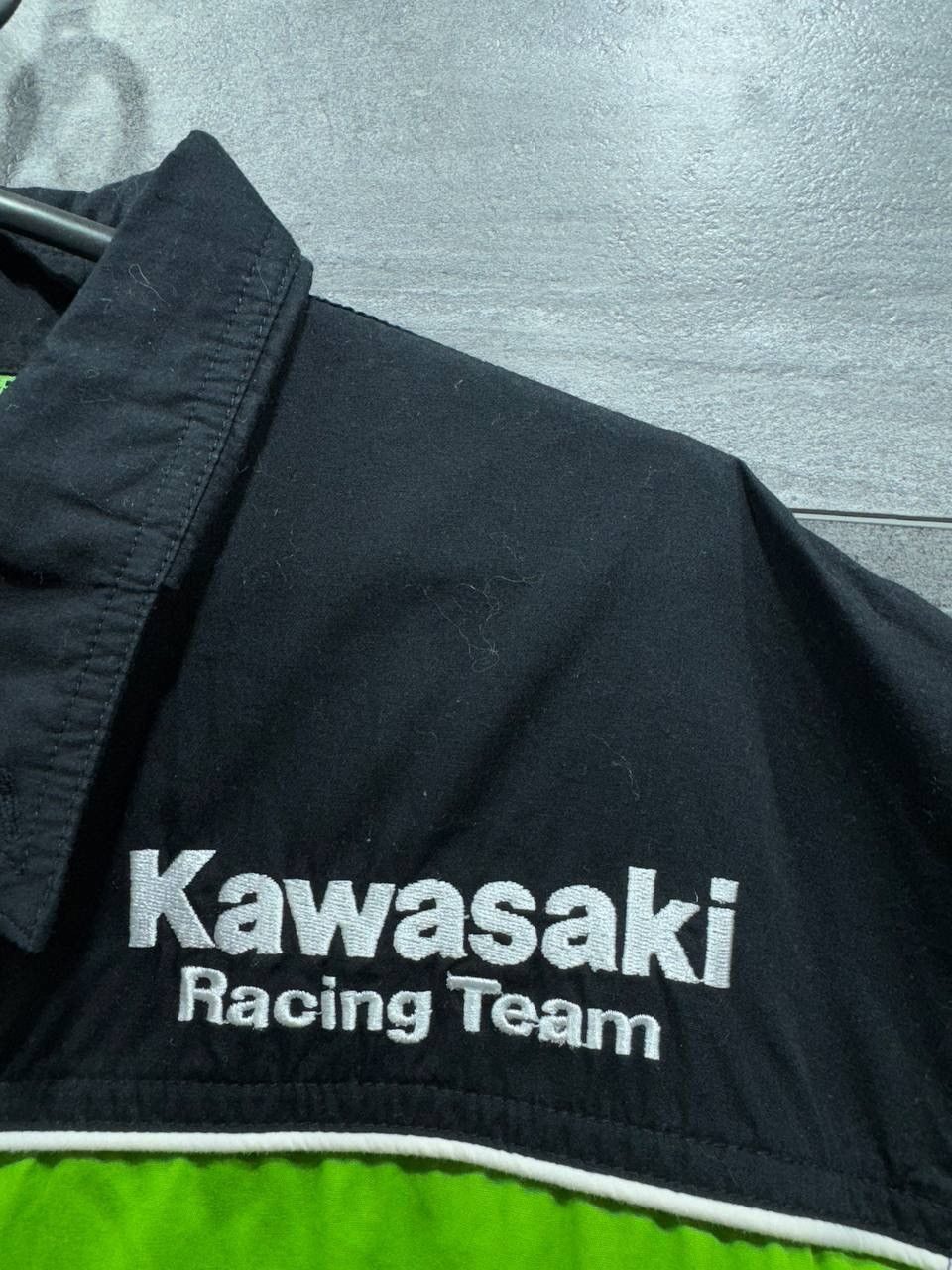 Vintage Kawasaki Racing Team Button Up Shirt Moto Size US L / EU 52-54 / 3 - 7 Thumbnail