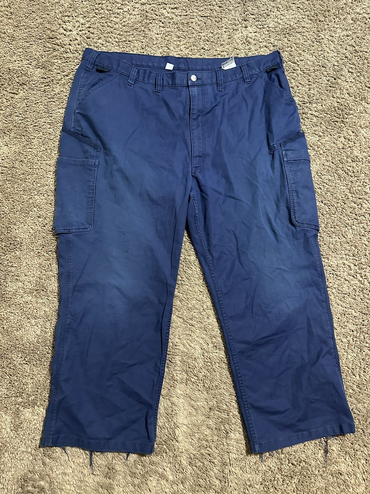 Carhartt Vintage Carhartt “triple navy” cargo pants 00s size 46x38 Size US 44 / EU 60 - 7 Thumbnail