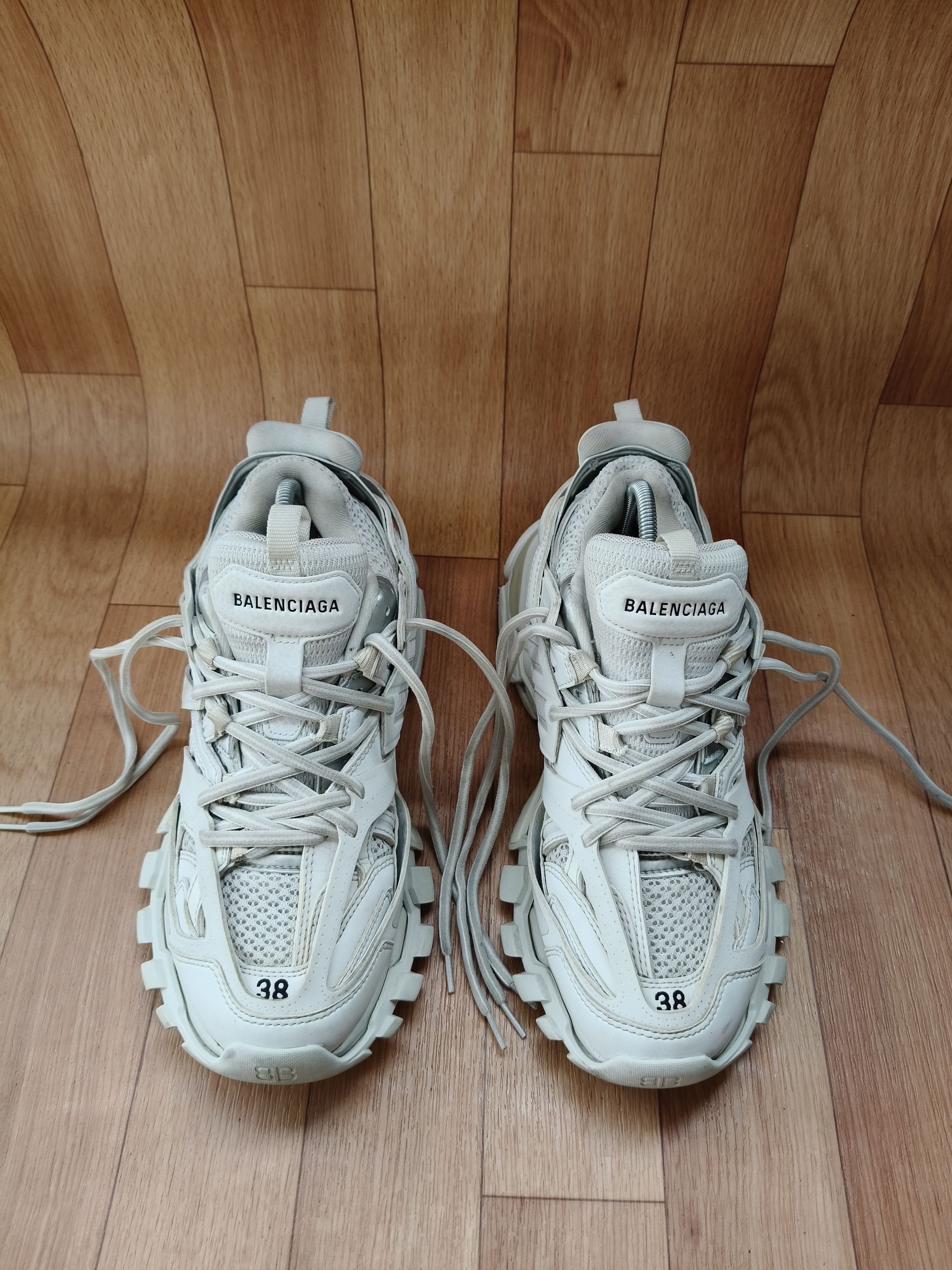 Balenciaga BALENCIAGA TRACK WHITE Size US 8 / IT 38 - 1 Thumbnail