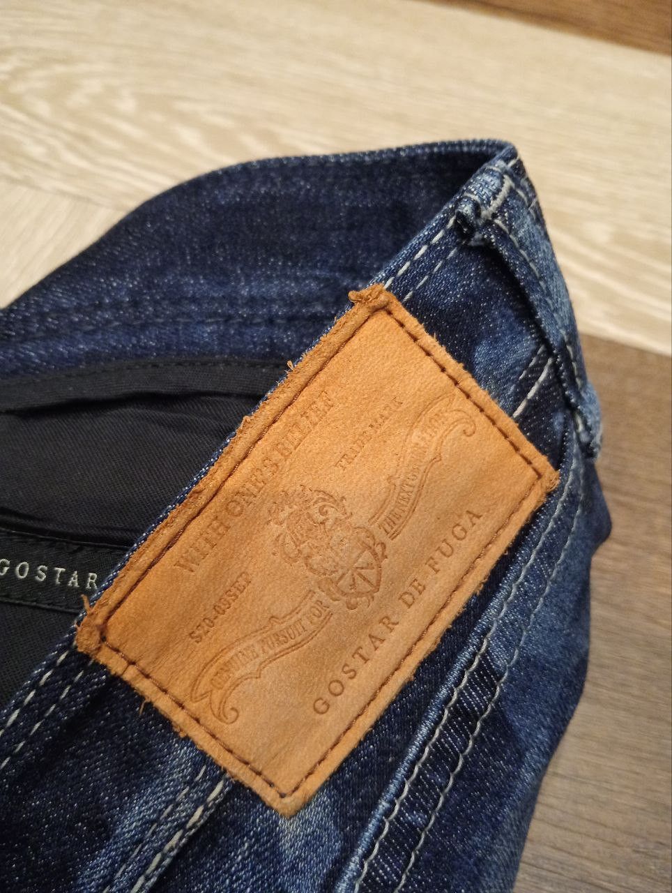 GOSTAR DE FUGA JAPANESE GOSTAR DE FUGA BLUE DENIM JEANS Size US 33 - 11 Thumbnail