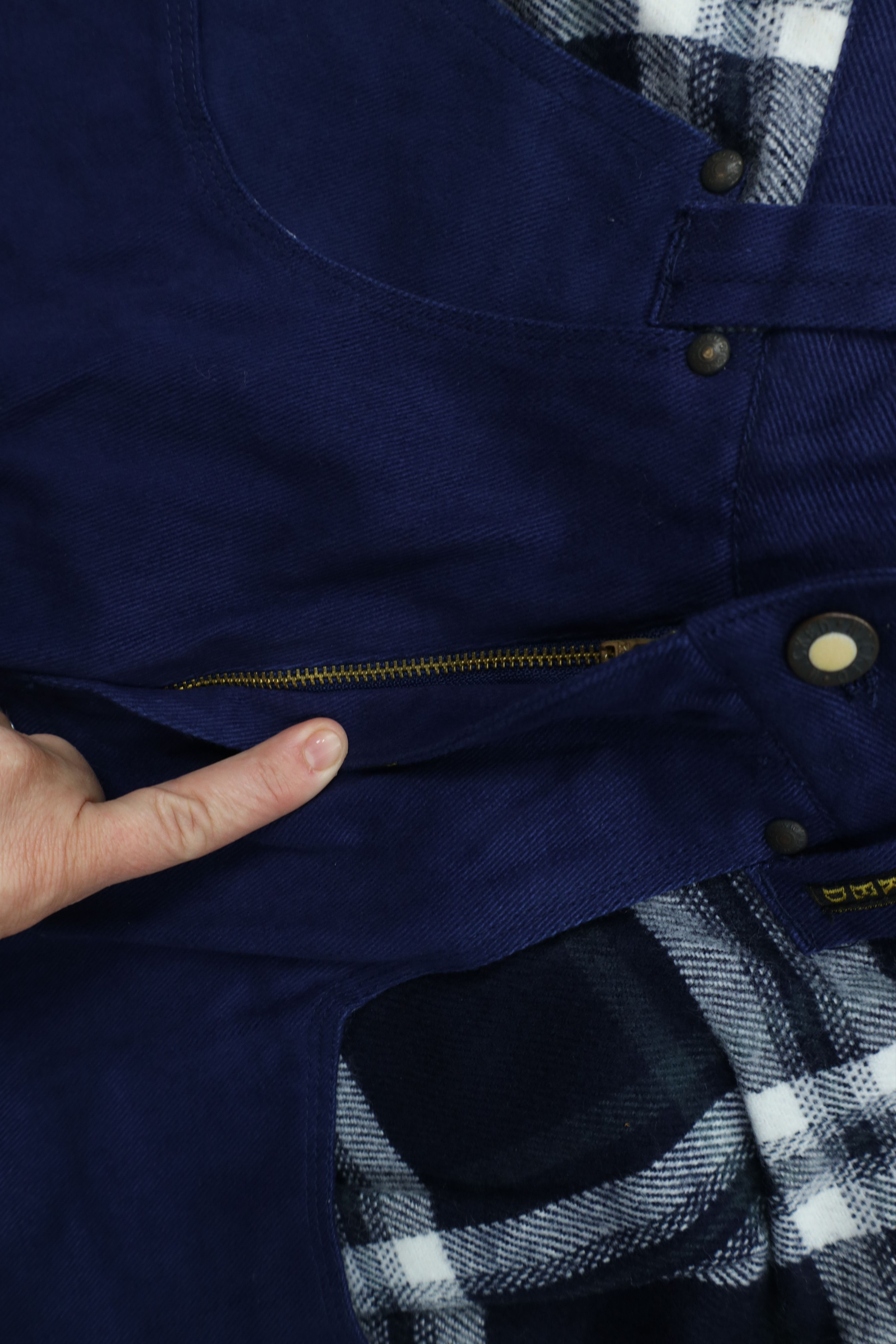 Vintage Deadstock Vintage 90s Streetwear Trim Baggy Big Pocket Jeans Size US 30 / EU 46 - 7 Thumbnail