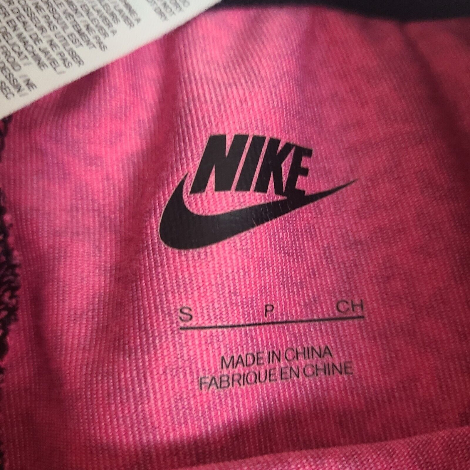 Nike Nike Womens Pink Leopard Workout Pants size Small Just Do It Size 28" / US 6 / IT 42 - 4 Thumbnail