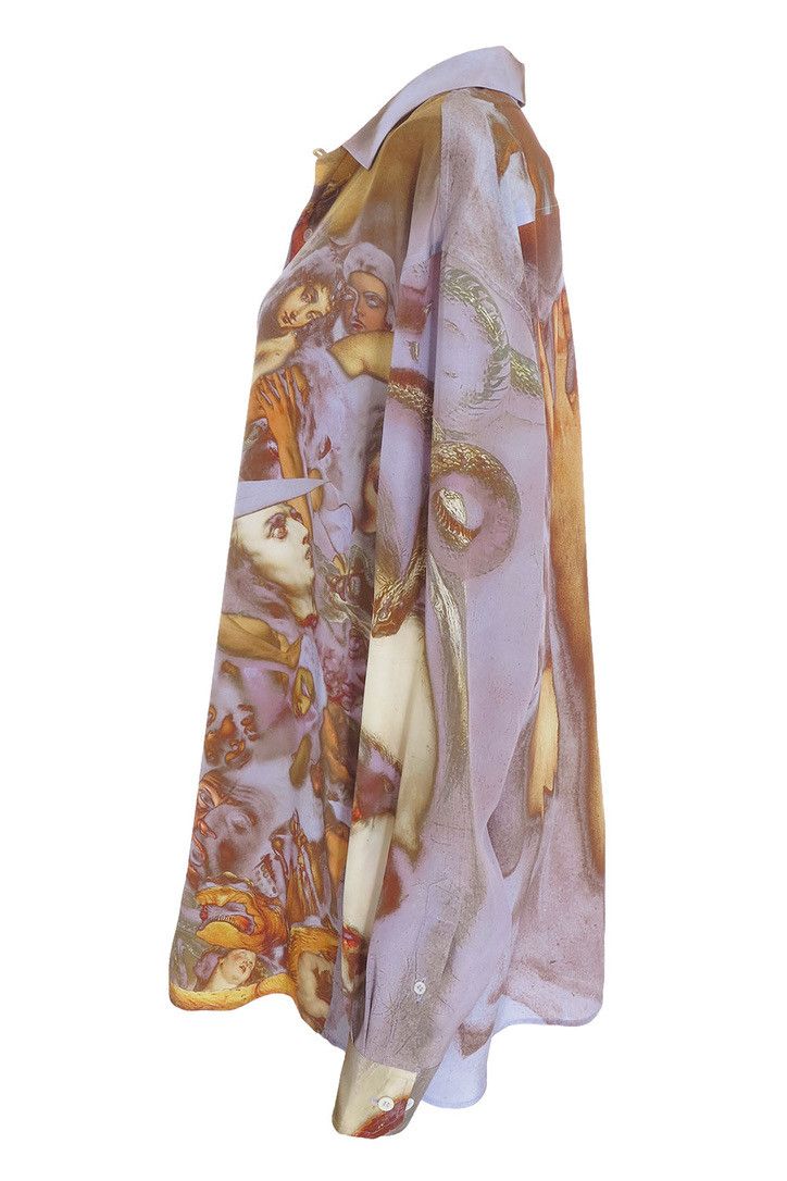 Y/Project FW21 NOSTALGIA PYJAMA SHIRT LILAC Size US M / EU 48-50 / 2 - 3 Thumbnail
