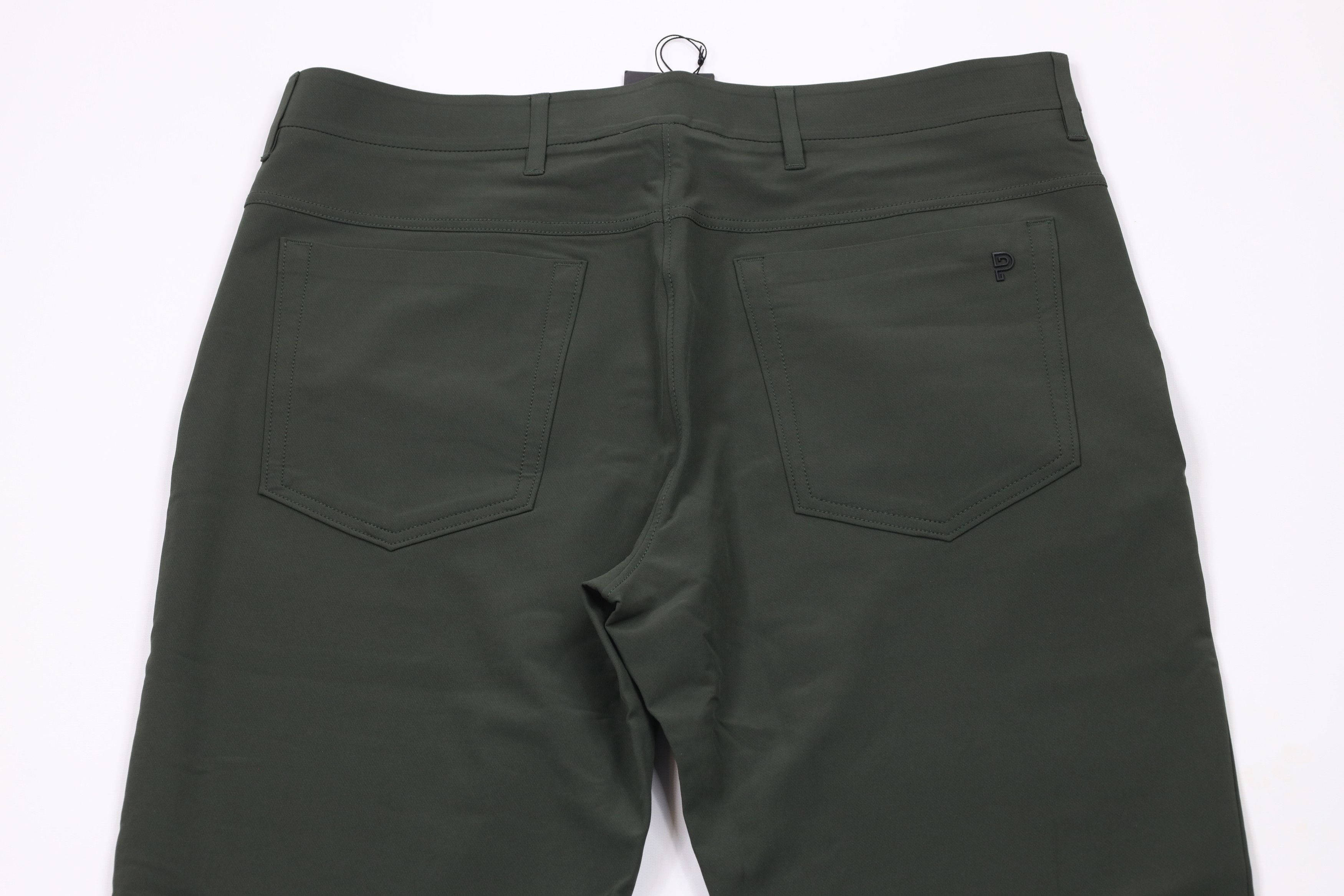 Public Rec × Vintage New Public Rec Workday Straight Leg Stretch Pants Dark Olive Size US 34 / EU 50 - 10 Thumbnail