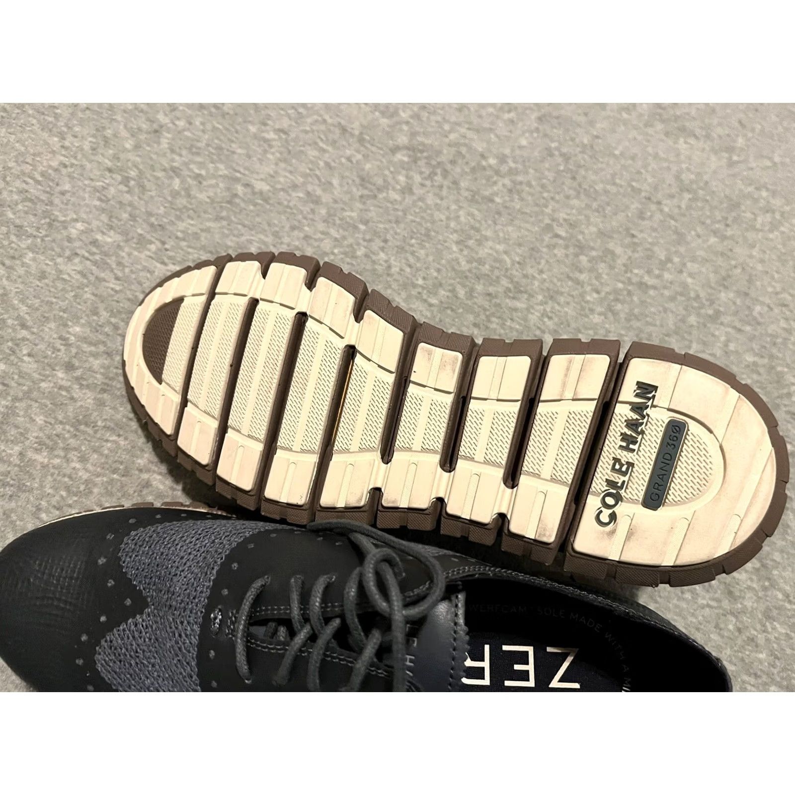 Cole Haan VINTAGE? No. Final: Cole Haan ZEROGRAND Remastered Embrostitch Oxford Stormy Weather C39576 Mens 7.5 Blue Sneaker Shoes Mens 7.5M Size US 8 / EU 41 - 6 Thumbnail