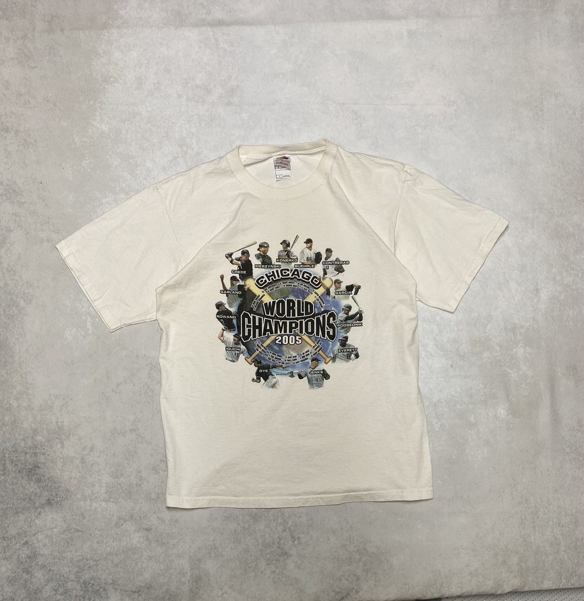 MLB × Vintage Vintage Y2K Streetwear 2005 Champions White Sox Tee L Size US L / EU 52-54 / 3 - 1 Thumbnail