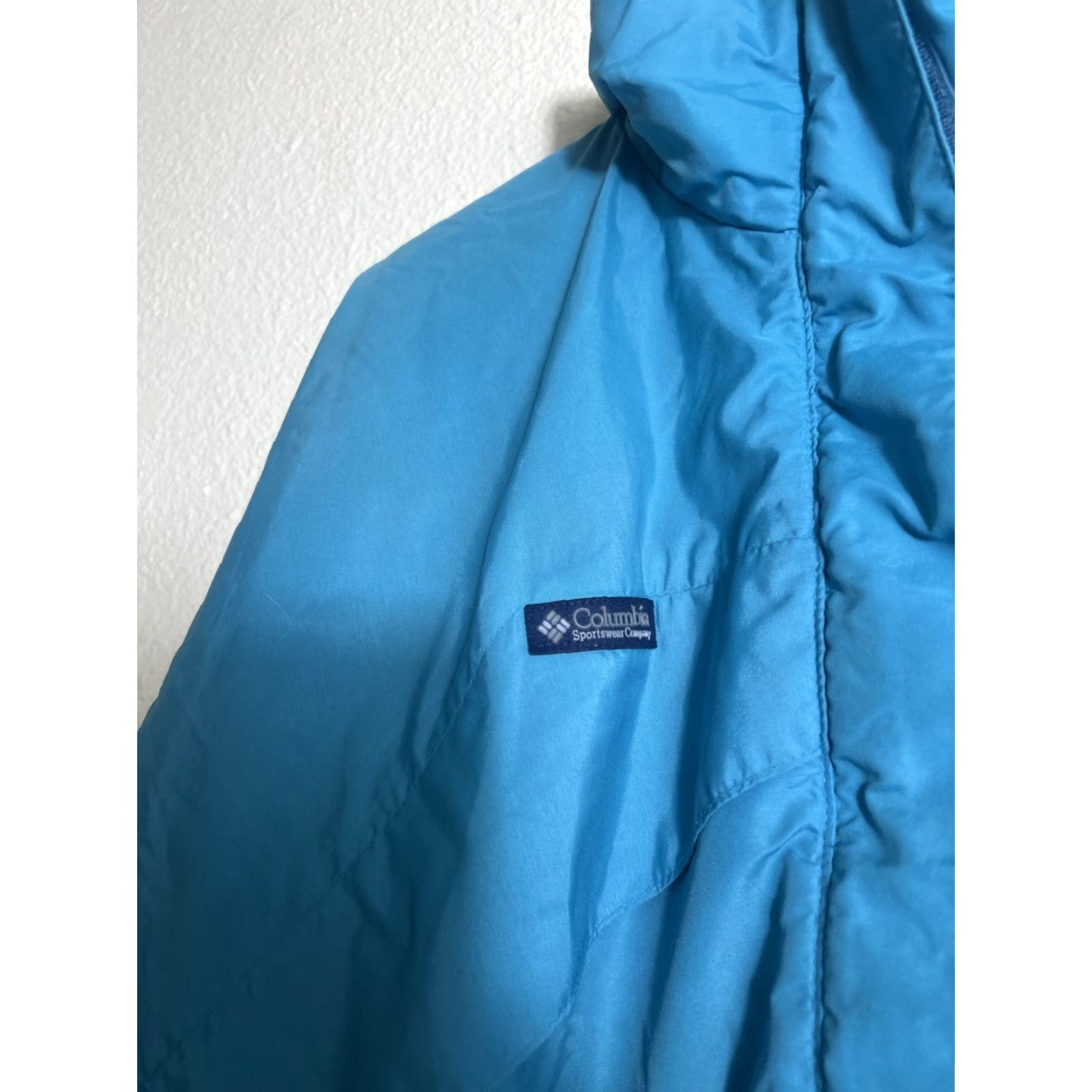 Altea VINTAGE Columbia Women’s Jacket Teal Blue Full Zip Nylon L Size Women Size L / US 10 / IT 46 - 6 Thumbnail