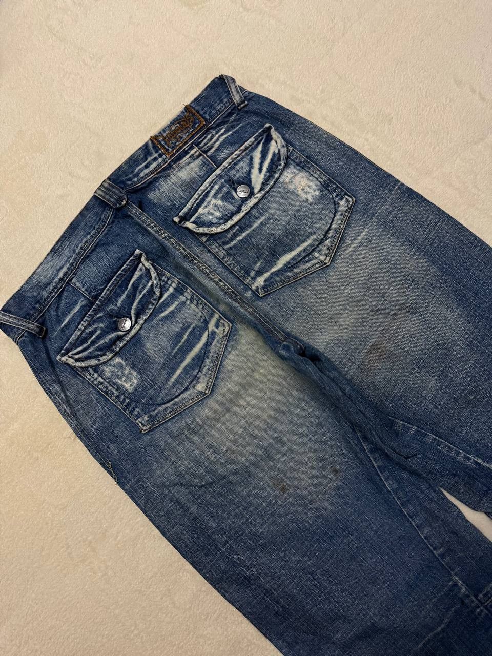 Hysteric Glamour BAGGY 90s Kapotal Japan Sick Bushpants Mudwash Distressed Size US 33 - 19 Thumbnail