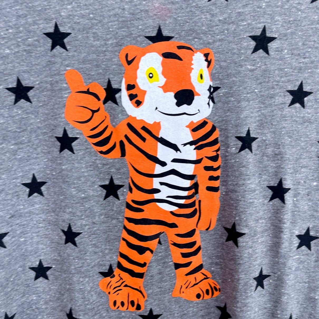 Other Clemson Tigers Star Print T Shirt Gray Womens XL Size XL / US 12-14 / IT 48-50 - 3 Thumbnail