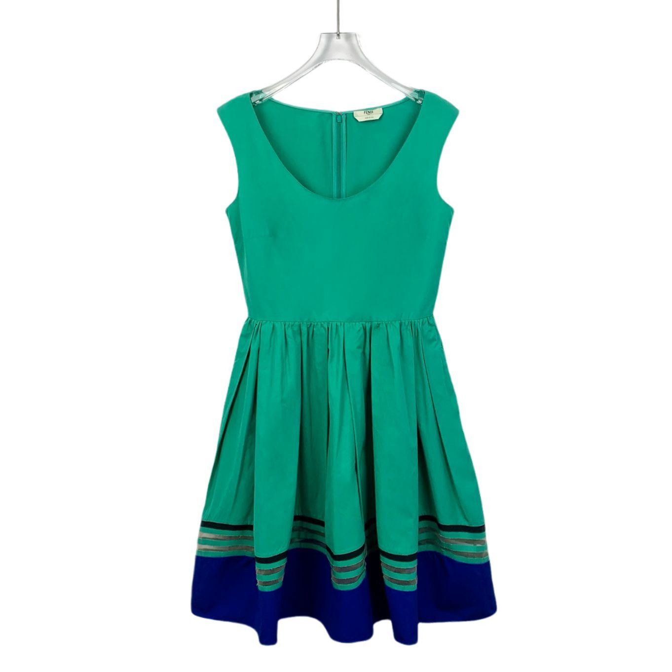 green emerald velvet dress Fendi Dress – LuxUness main image 0