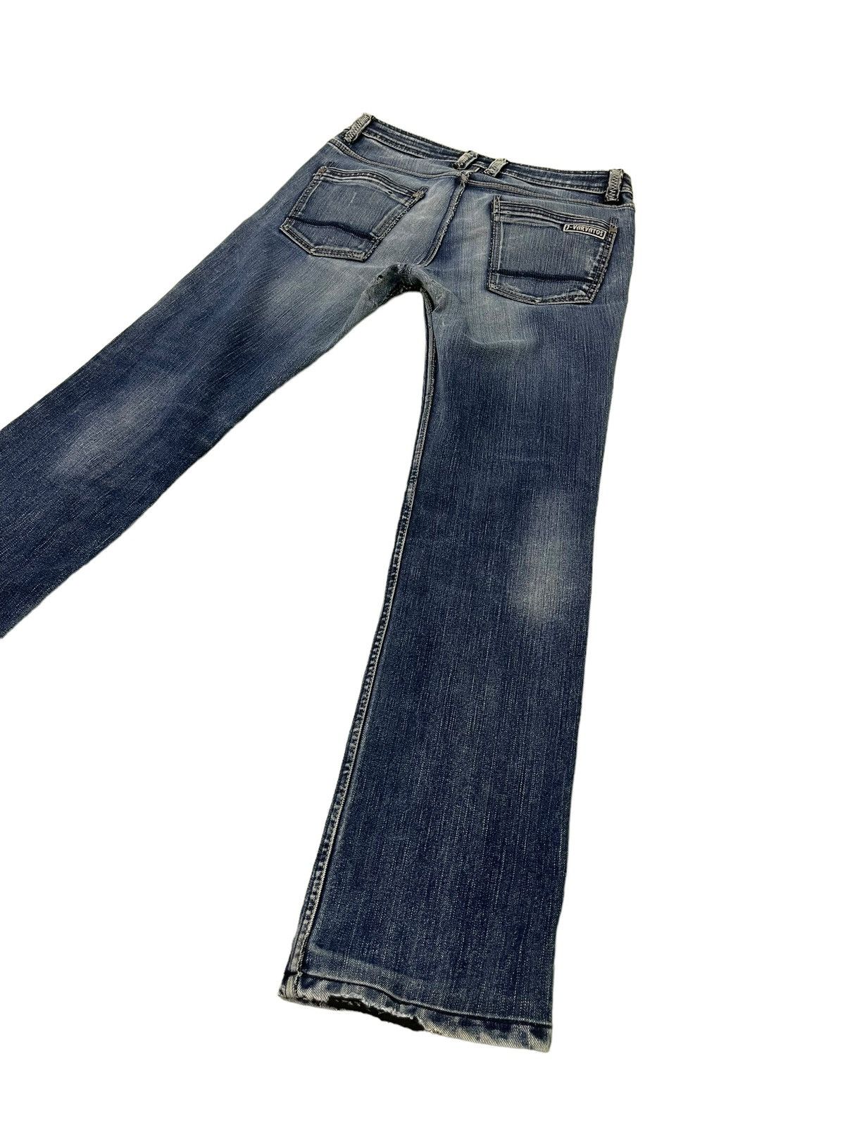 John Varvatos Slim Jeans John Varvatos Distress Denim 8🟦7 Size US 32 / EU 48 - 5 Thumbnail