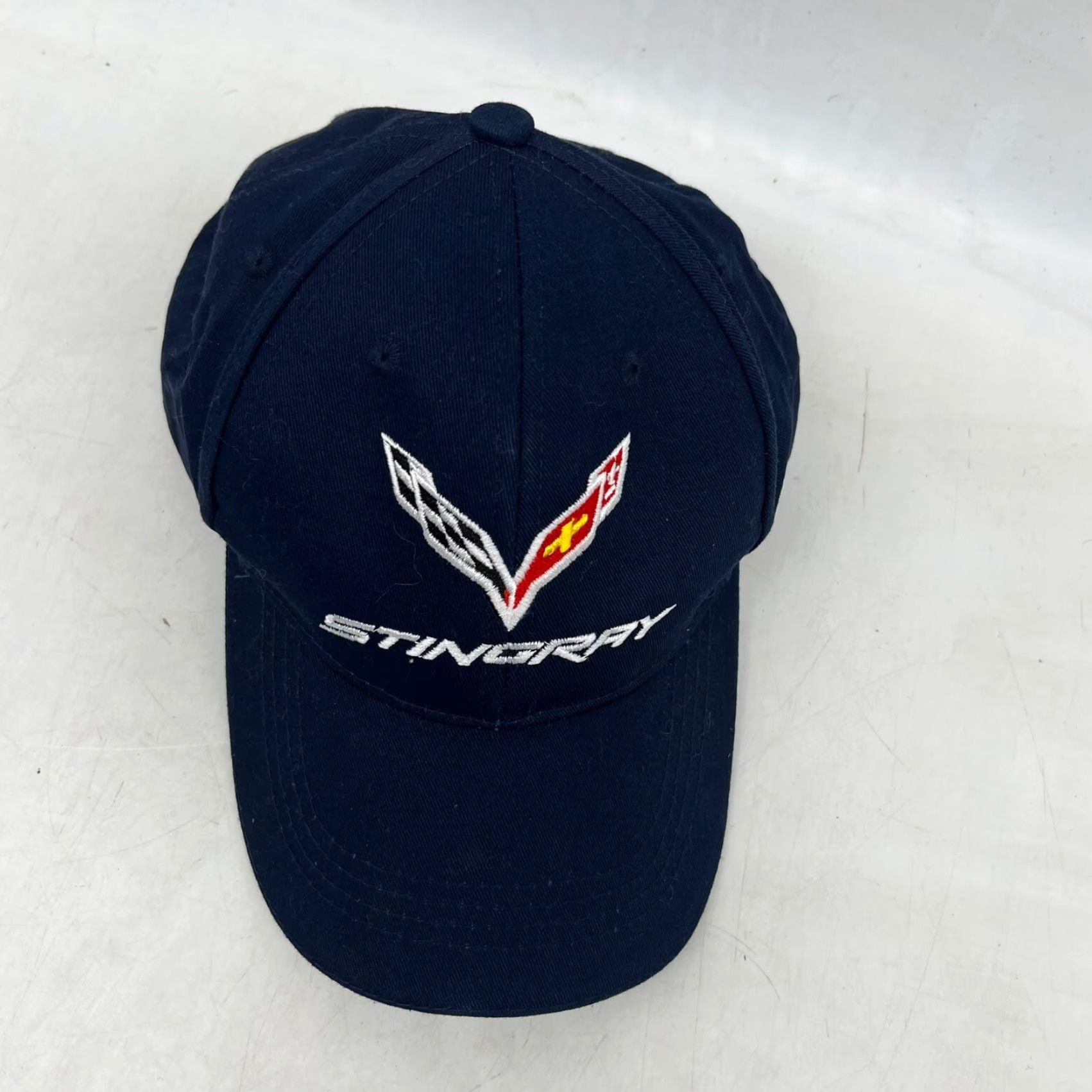 Vintage Stingray Corvette Embroidered Adjustable Hat Adult Blue Twill Trucker Hat Casual Cars Sports Adjustable Men Mens Size ONE SIZE - 2 Thumbnail