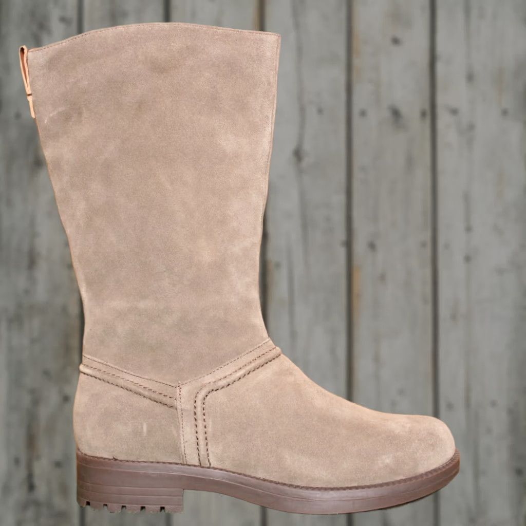 Vintage REVITALIGN Kennedy Boot Mid-Calf Brown Suede Riding Boots Sz. 9B Womens Size US 7 / IT 37 - 1 Thumbnail