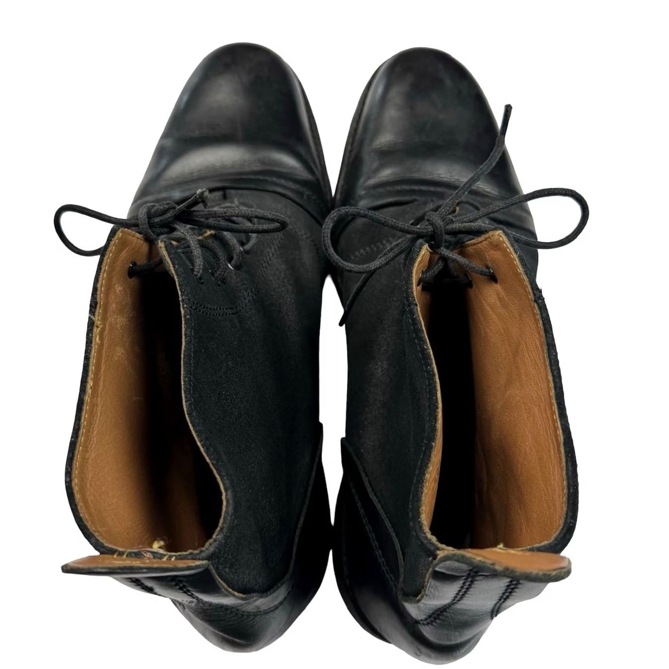 Grenson Grenson England Leather Men's Combat Boots Black • 10.5 US 9.5 UK Boots Mens Leather Black Combat Lace Up Ankle Rubber Sole UK Origin Size US 10 / EU 43 - 4 Thumbnail