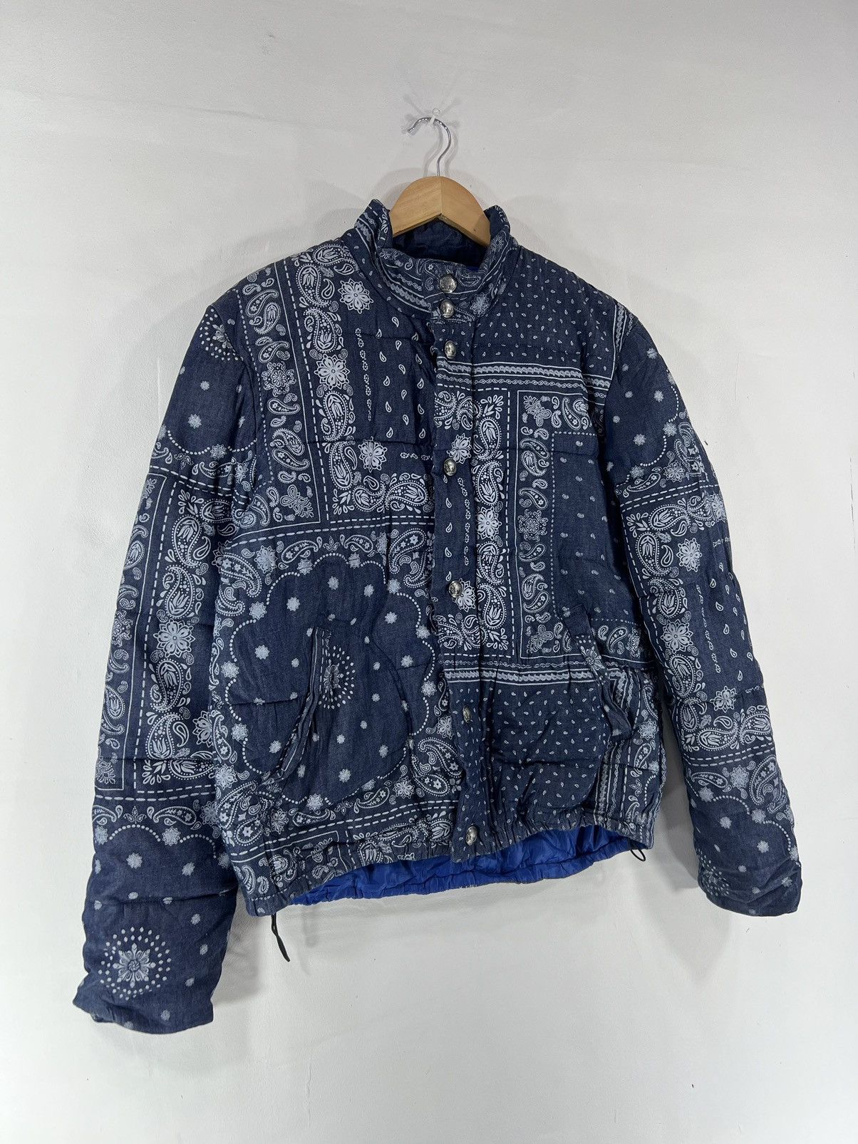 Kapital Kountry Vintage Jacket Half Puffer Jacket Paisley Design Size US L / EU 52-54 / 3 - 8 Thumbnail