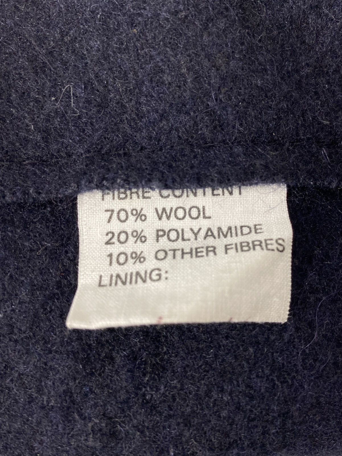 Vintage 1980’s Vintage Navy Wool Orange Poly Coated Donkey Jacket Size US L / EU 52-54 / 3 - 14 Thumbnail
