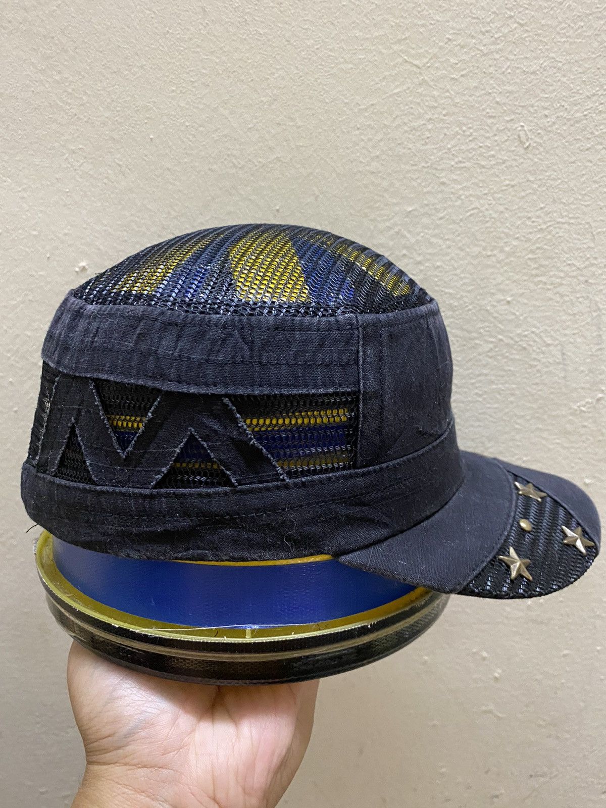 Hysteric Glamour × If Six Was Nine × Le Grande Bleu (L.G.B.) 2000s Cadet hat studet mesh y2k style Size ONE SIZE - 3 Thumbnail