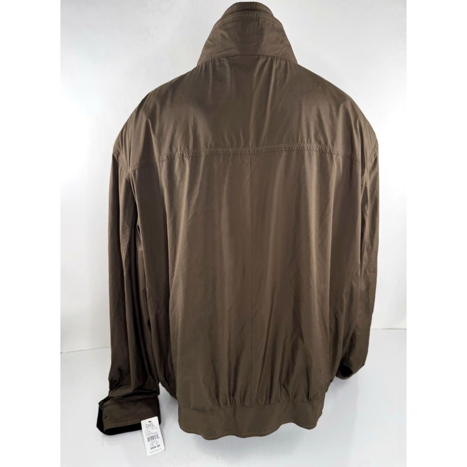 Vintage REMY - NEW w TAG - LEATHER TRIM Shoulder Pad 3XL Big & Tall Jacket MSRP: 00 Jacket 3XL Brown Mens Size US XXL / EU 58 / 5 - 4 Thumbnail