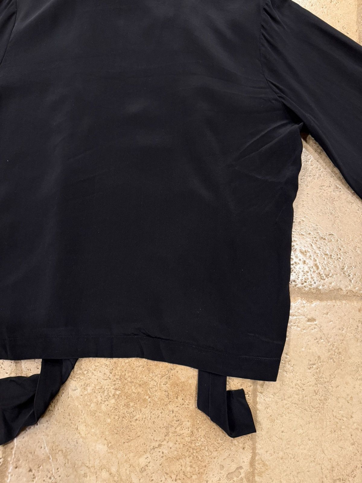 Enfants Riches Deprimes Enfants Riches Deprimes FW24 Black Pussy Bow Shirt Size US XL / EU 56 / 4 - 13 Thumbnail