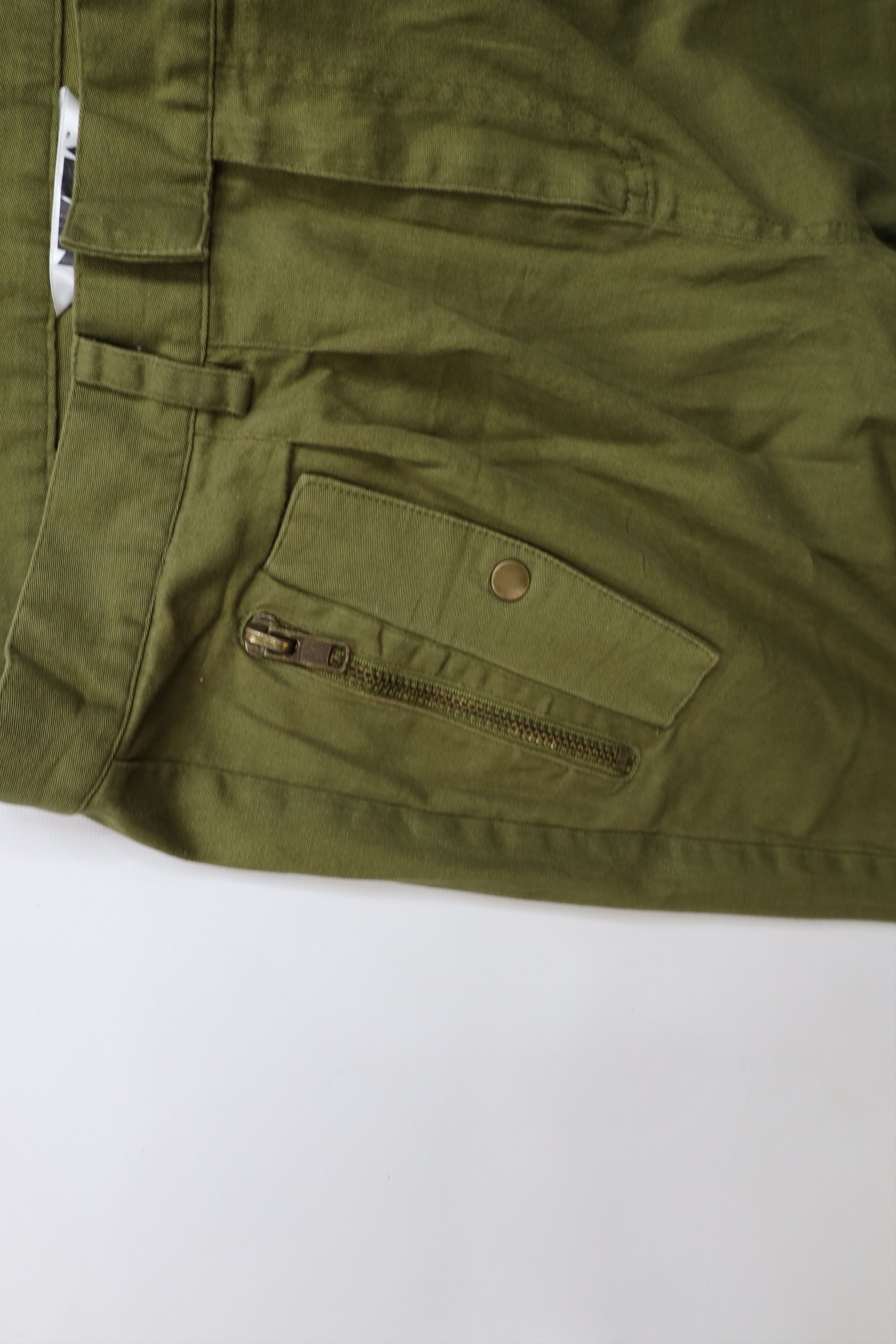 Vintage Vintage Y2K Babydoll Streetwear Tapered Leg Military Pants Size 32" / US 10 / IT 46 - 7 Thumbnail