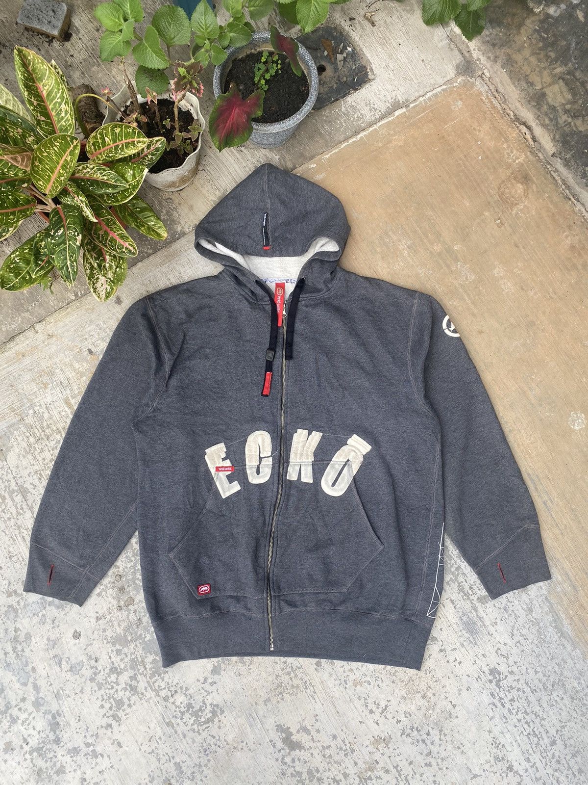 Ecko Unltd. Vintage ECKO Spellout Baggy Hoodies Size US XL / EU 56 / 4 - 1 Thumbnail
