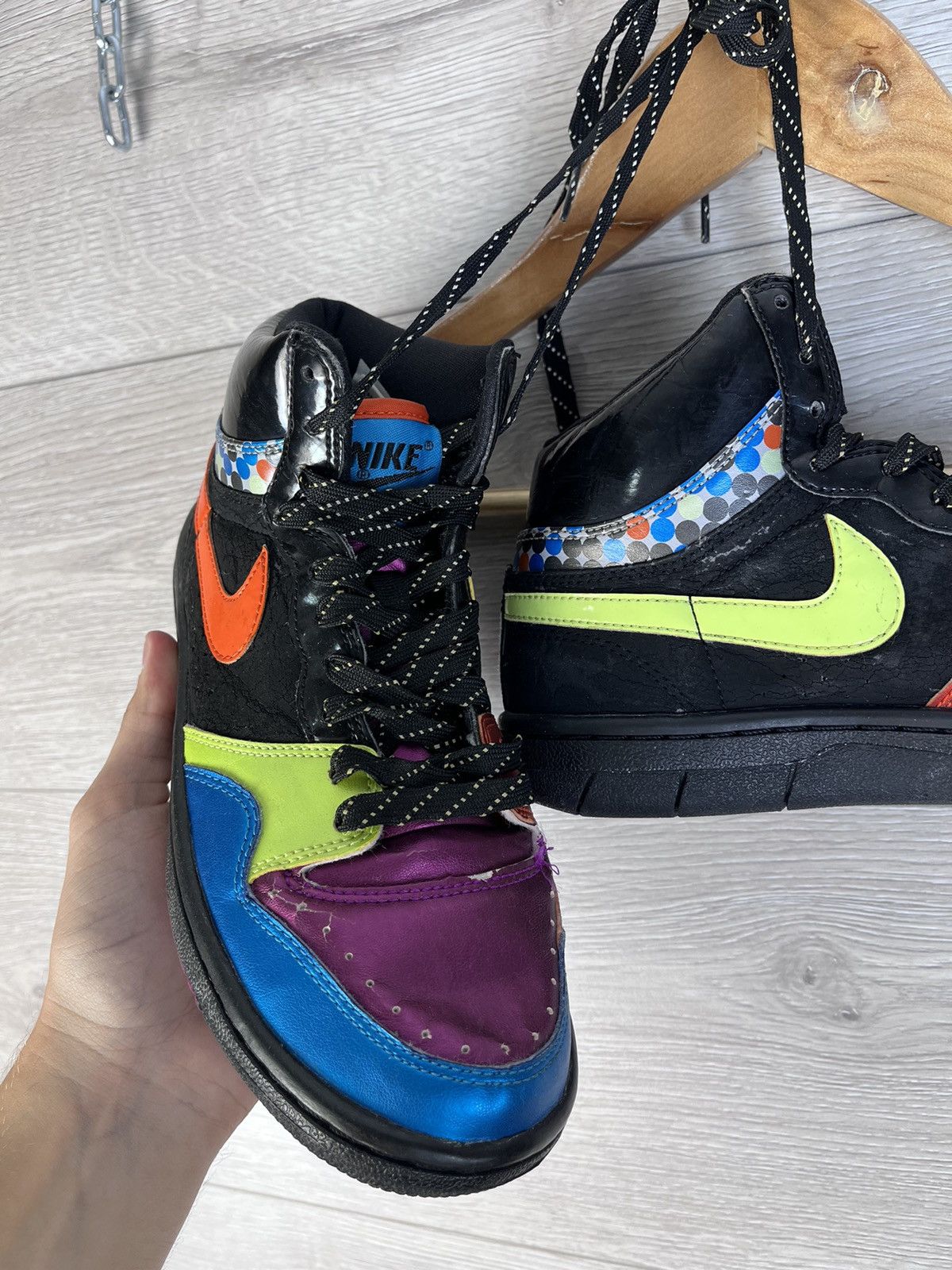 Vintage Vintage women’s sneakers Nike Court Force y2k Jordan us7 Size US 7 / IT 37 - 5 Thumbnail