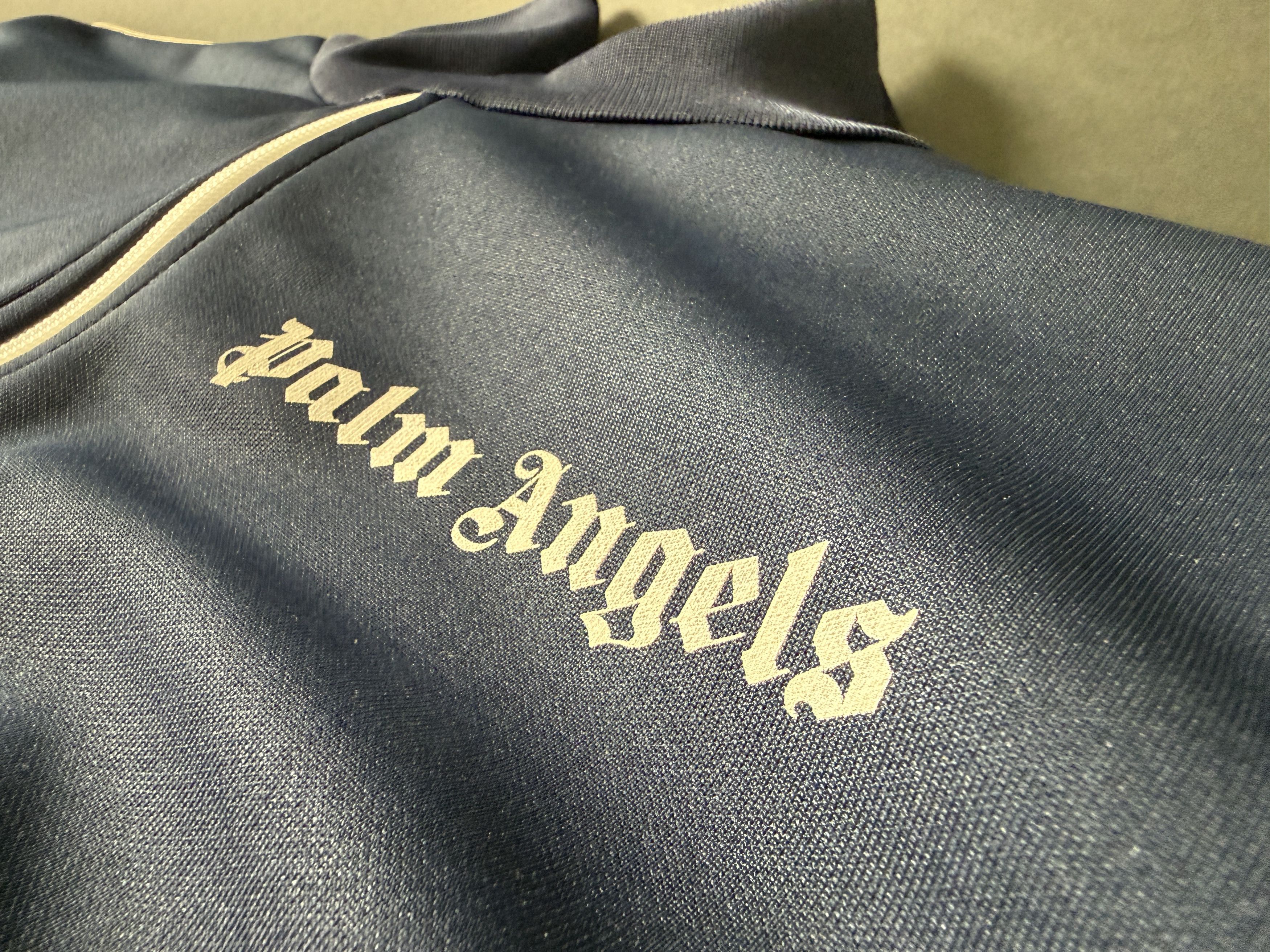 Palm Angels Track Jacket Navy Blue Size L Size US L / EU 52-54 / 3 - 4 Thumbnail