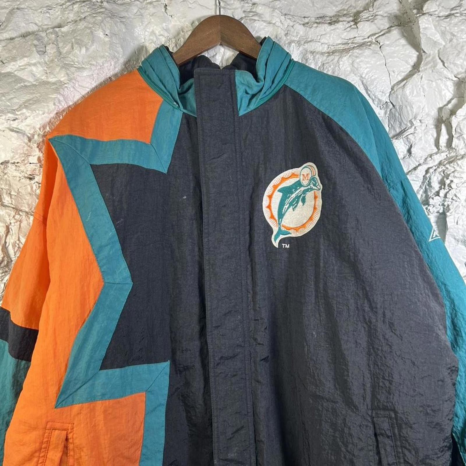 Starter Vintage 90s Apex One Miami Dolphins Puffer Jacket Size XL Size US XL / EU 56 / 4 - 5 Thumbnail
