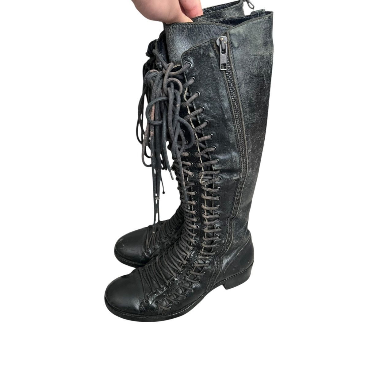 Ann Demeulemeester Ann demeulemeester triple lace boots Size US 8 / EU 41 - 4 Thumbnail