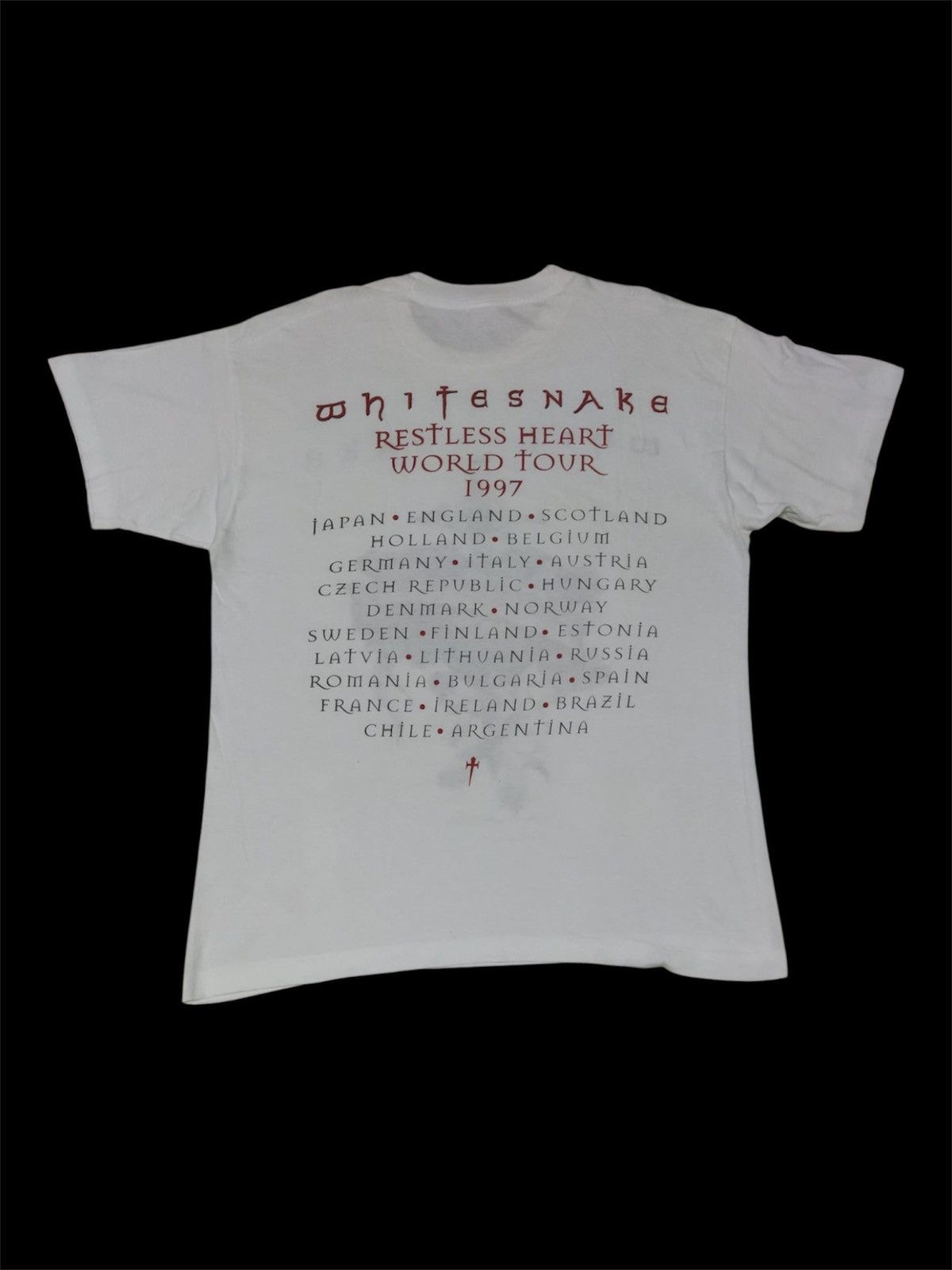 Band Tees Vintage 1997 White Snake Band Rock T Shirt Size US L / EU 52-54 / 3 - 2 Thumbnail