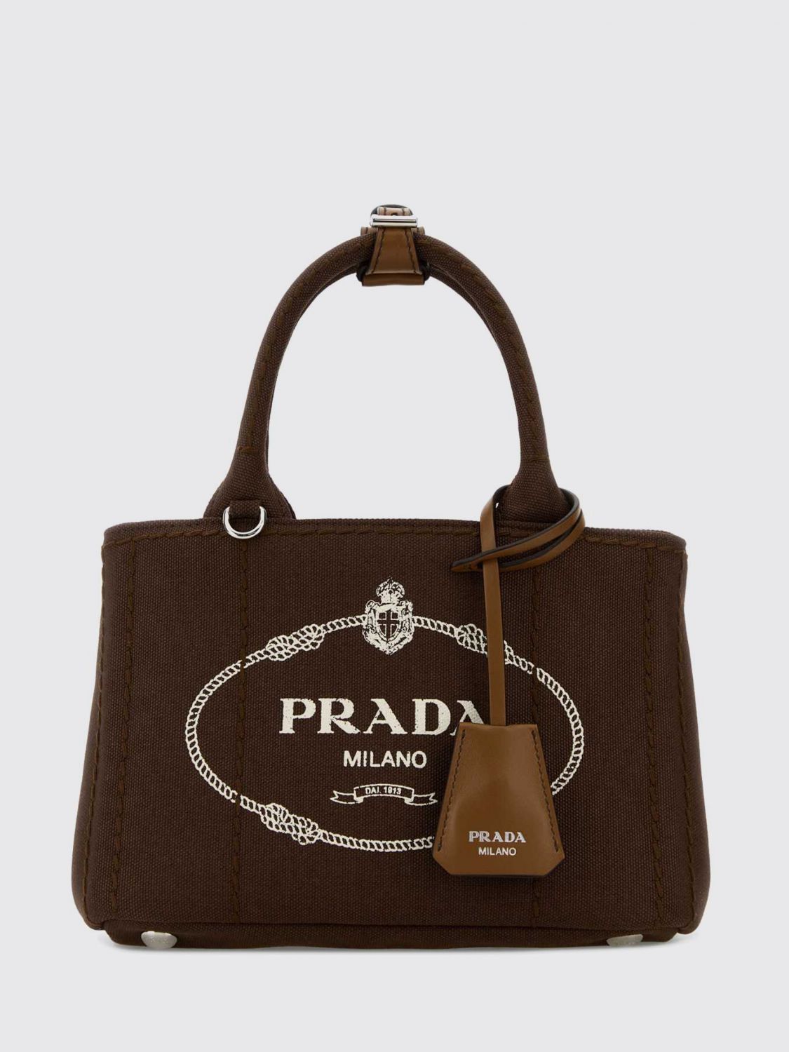 Prada Prada Mini Bag Woman Brown Size ONE SIZE - 1 Preview