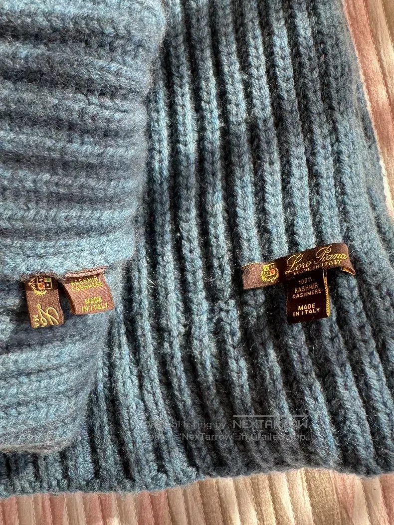 Loro Piana Loro Piana Cashmere Knitted Hat and Scarf Size ONE SIZE - 2 Thumbnail