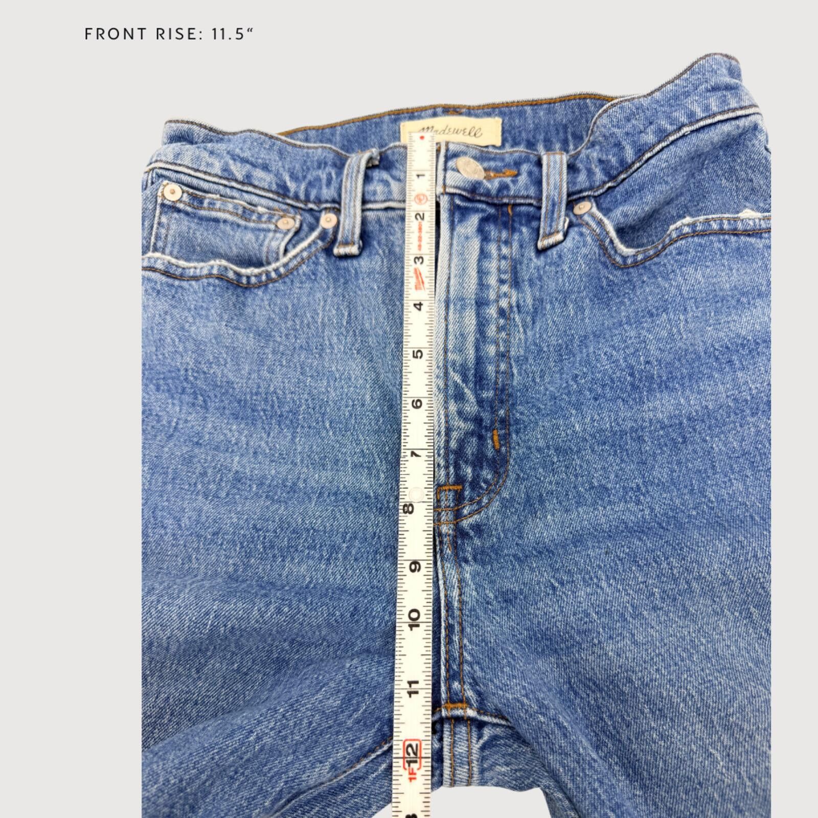 Madewell Madewell Vintage Straight Jeans High Rise Medium Wash 26 Size 26" / US 2 / IT 38 - 6 Thumbnail