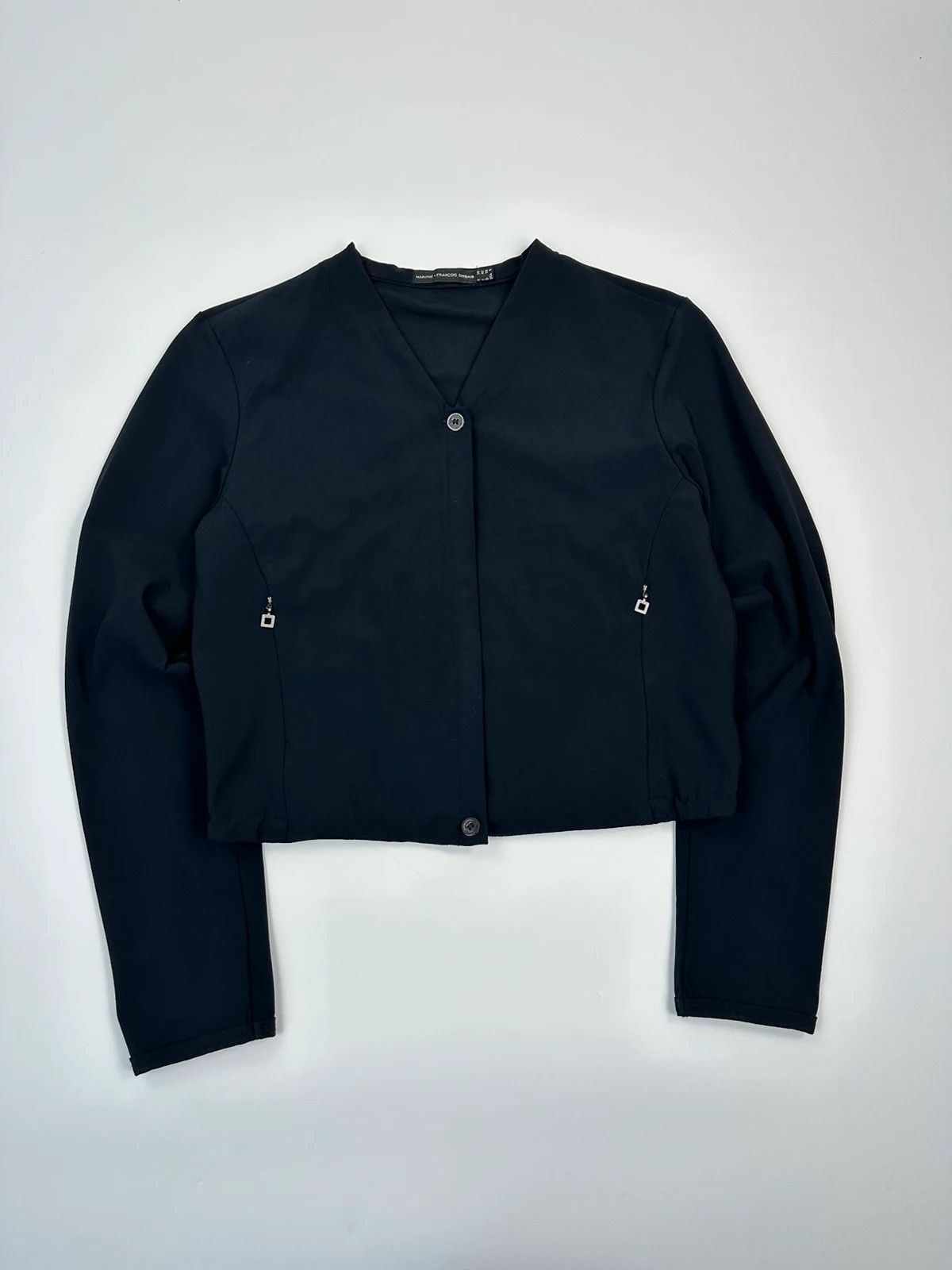 Marithe + Francois Girbaud Marithé + Francois Girbaud 00’s Dark Navy Crop Jacket Size M / US 6-8 / IT 42-44 - 1 Thumbnail
