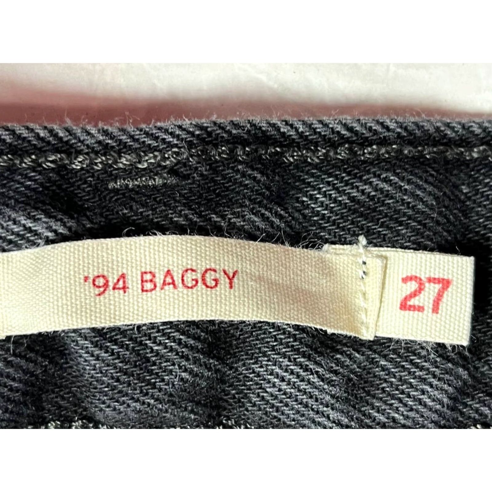 Levi's Levi's Jeans Black 94 Baggy Women Relaxed Fit 27 Size 27 Wide-Leg Retro Denim Womens Size 27" / US 4 / IT 40 - 7 Thumbnail
