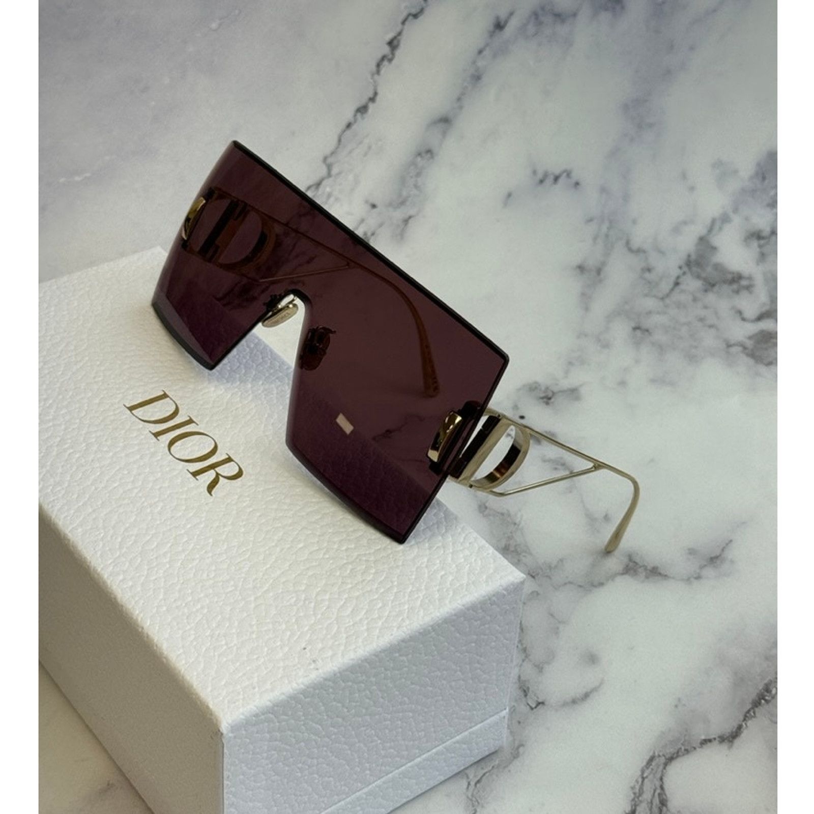 Dior NEW Dior 30Montaigne M1U Oversized Sunglasses Purple Size ONE SIZE - 2 Thumbnail