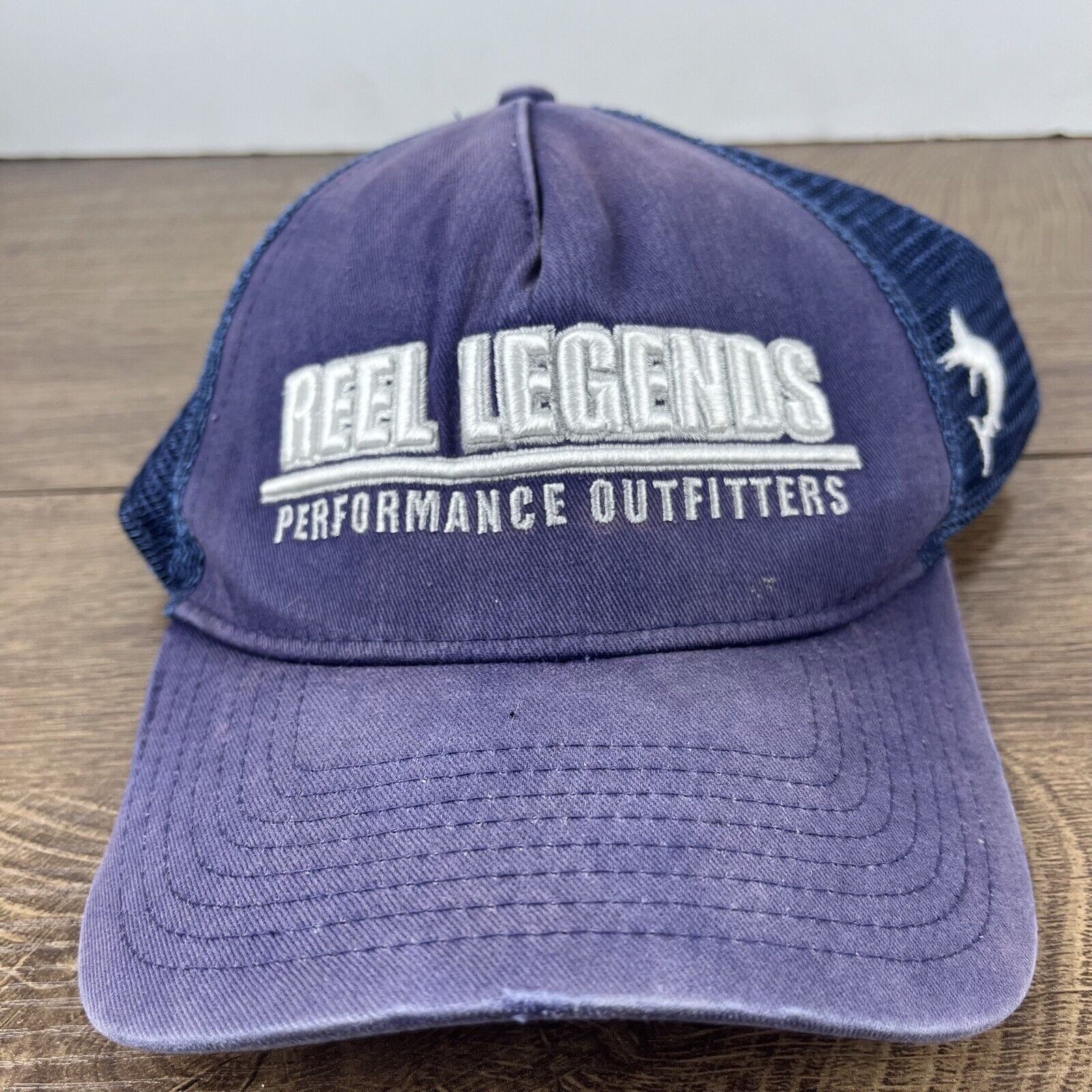 Reel Legends Reel Legend Performance Snapback Hat Blue Adjustable Hat Blu Size ONE SIZE - 3 Thumbnail