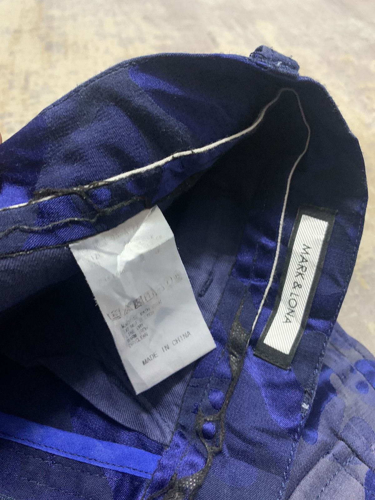 If Six Was Nine Japanese Brand Mark & Lona Skill Blue Skull Camo Shorts Size US 29 - 11 Thumbnail