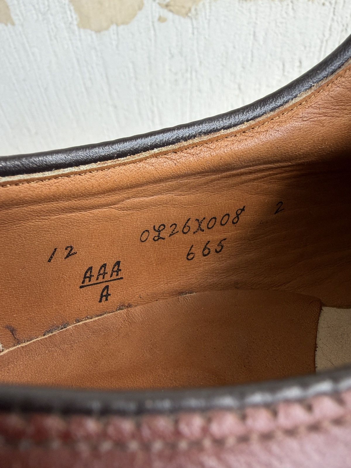 Alden Plain toe Blucher Size US 12 / EU 45 - 8 Thumbnail