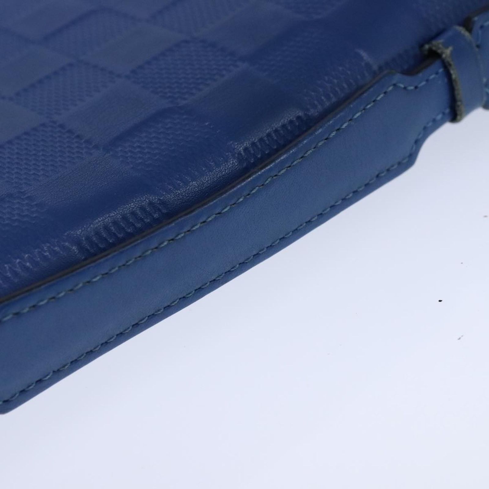 Louis Vuitton Zippy Wallet Damier Ebene Blue
