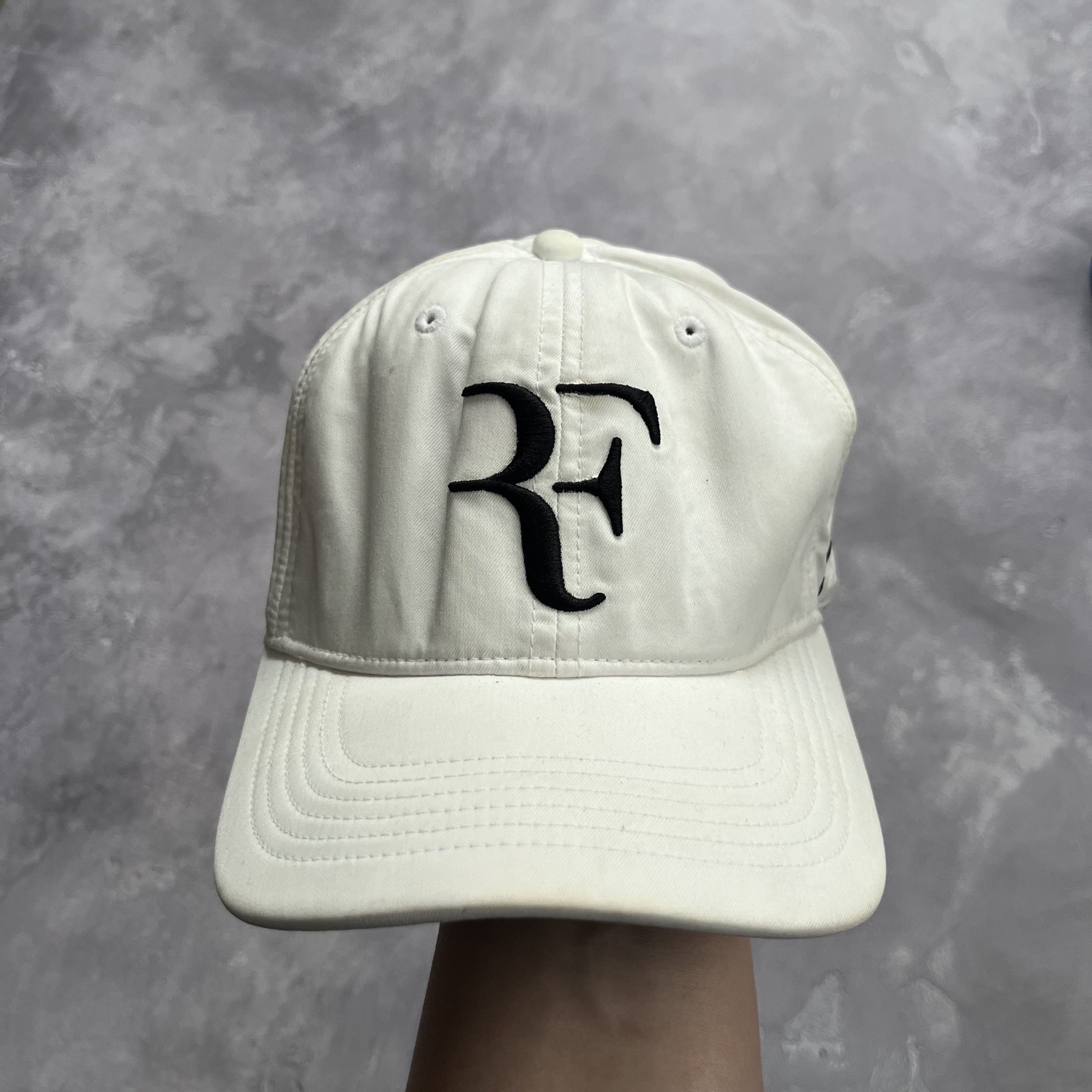 Nike Nike Roger Federer Hat Classic 99 Cap Court White Logo RF Size ONE SIZE - 1 Thumbnail