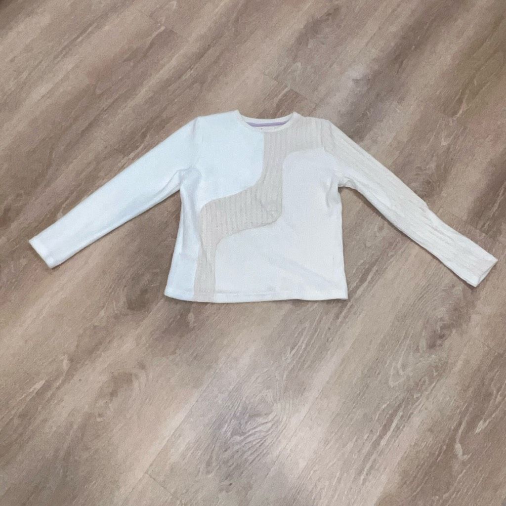 Anthropologie Margo Baridon x Anthropologie Long Sleeve Multi Neutral Tone Size M / US 6-8 / IT 42-44 - 8 Thumbnail