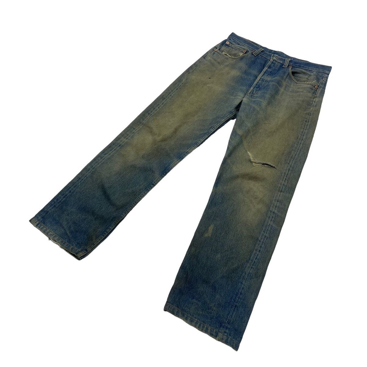Levi's Vintage 501 Levis Distressed Denim Size US 31 - 1 Thumbnail
