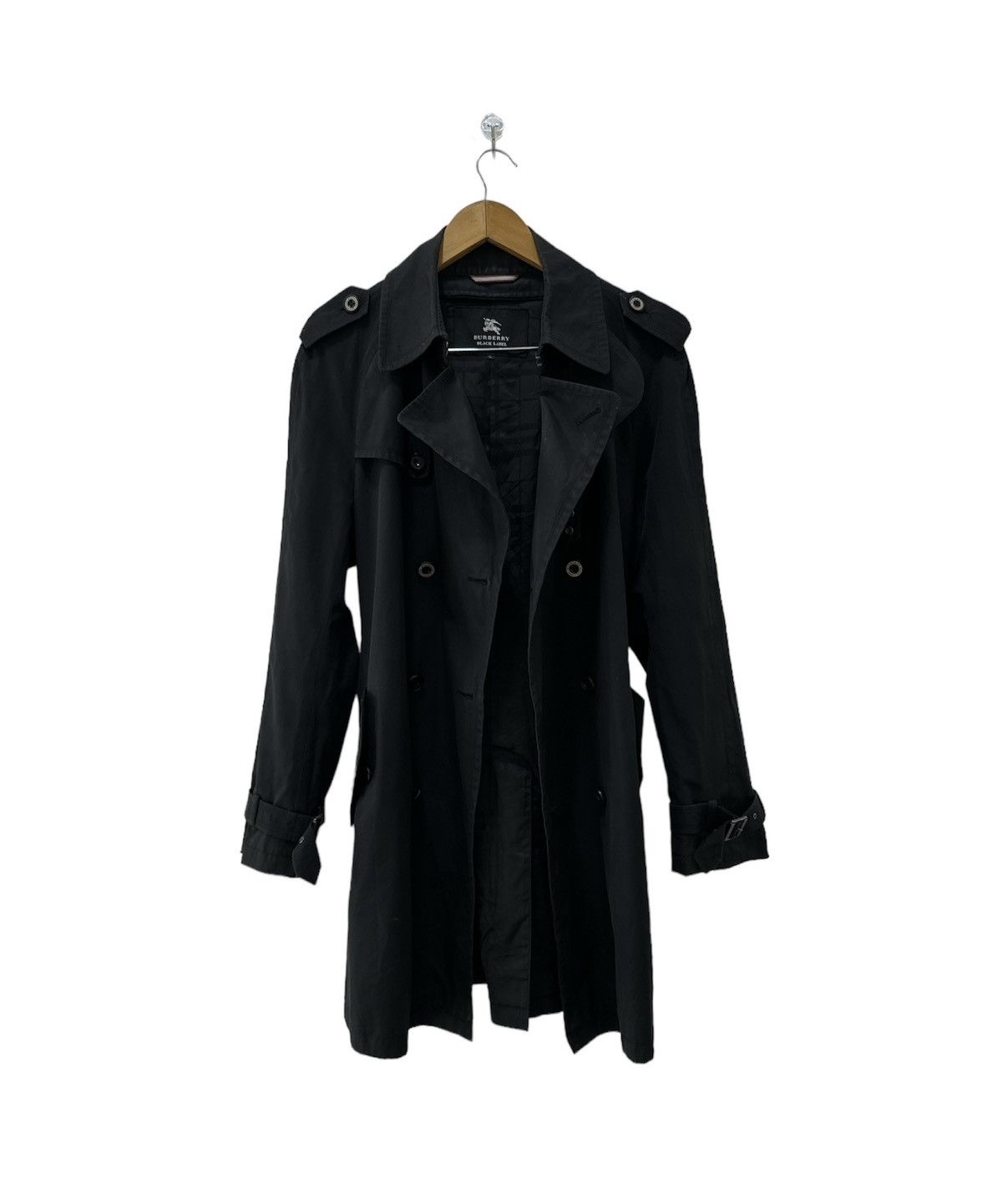 Vintage Burberry Black Trench Coat | Grailed