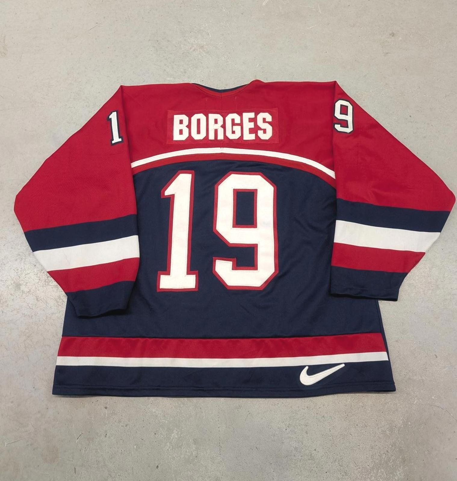 Nike Vintage Nike Michigan Saginaw Spirit OHL Borges 19 Jersey Size US XXL / EU 58 / 5 - 2 Thumbnail