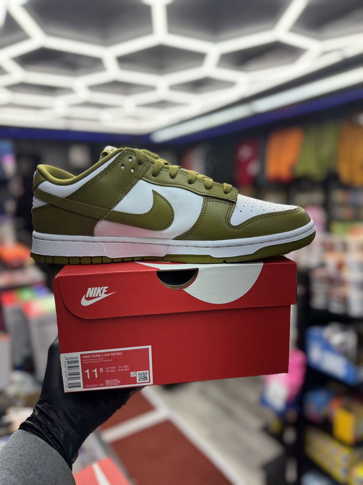 Nike Nike dunk low Pacific moss Size US 11.5 / EU 44-45 - 3 Thumbnail