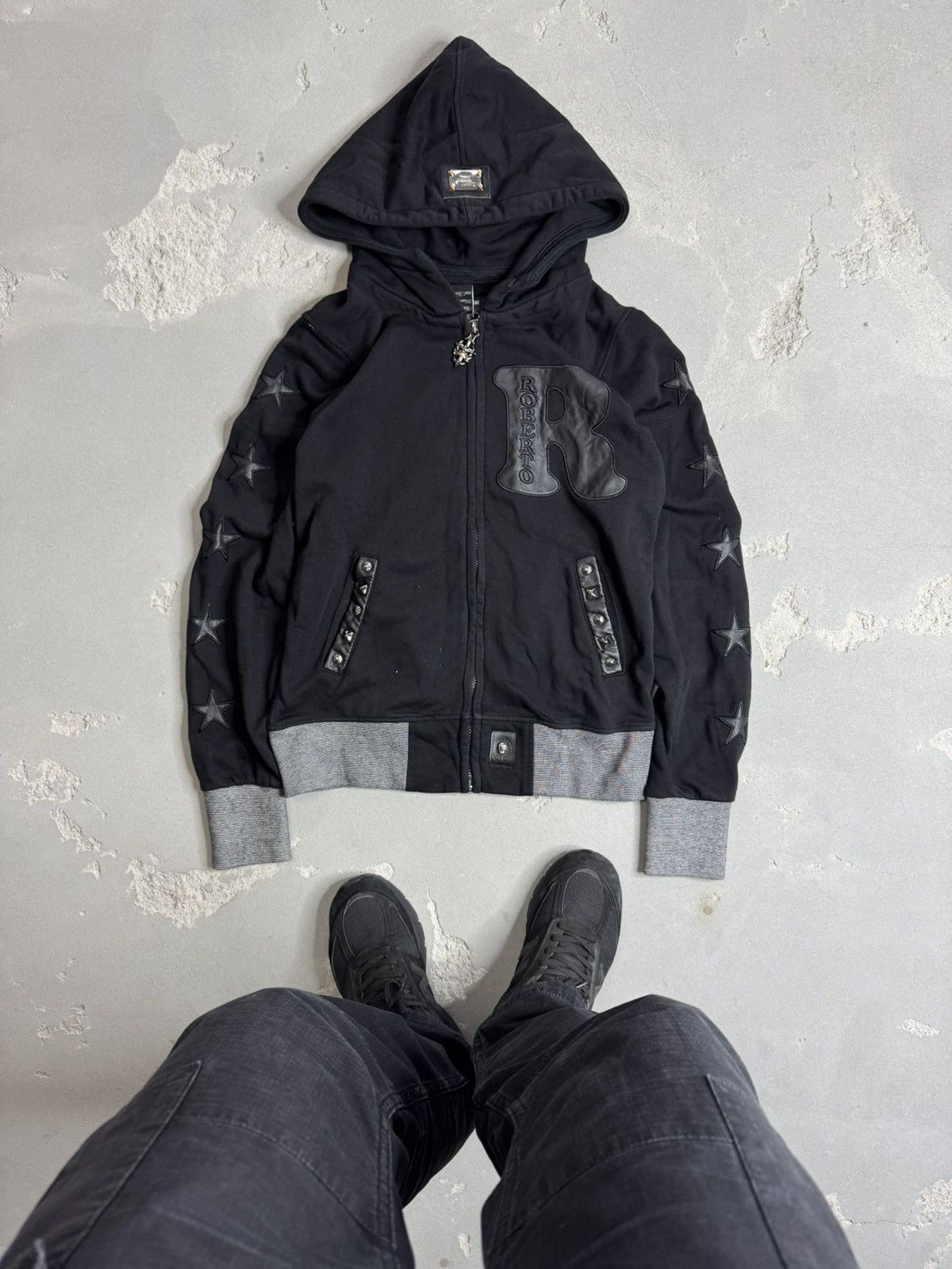 Other Vintage Roberto Geissini Zip Hoodie Rare Size US L / EU 52-54 / 3 - 1 Thumbnail