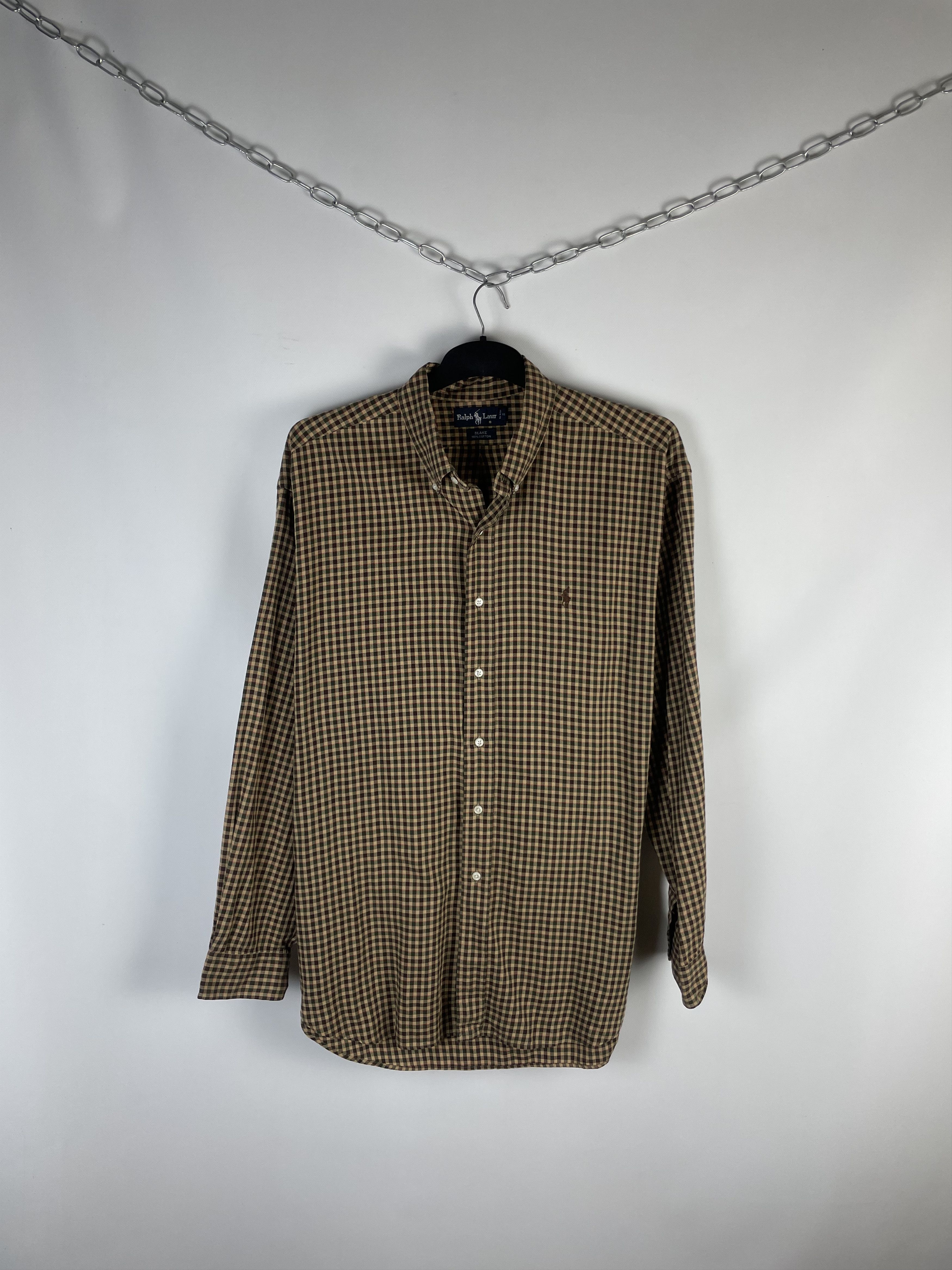 Flannel Flannel Polo Ralph Lauren Vintage Mens Shirt Size US XL / EU 56 / 4 - 1 Thumbnail