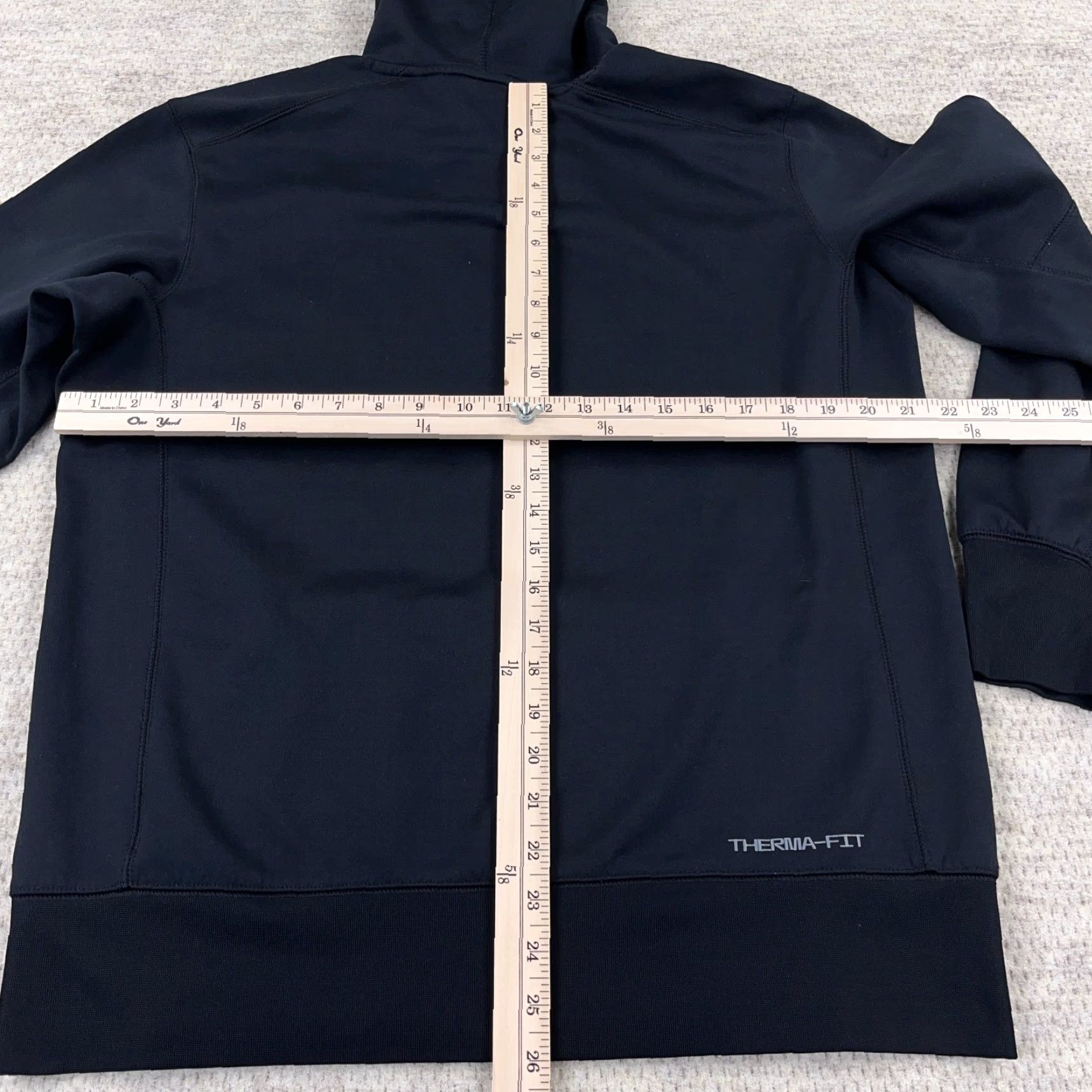 Nike Nike Hoodie Men Large Black White BasebalL Sweatshirt Therma Dri Swoosh Size US L / EU 52-54 / 3 - 7 Thumbnail